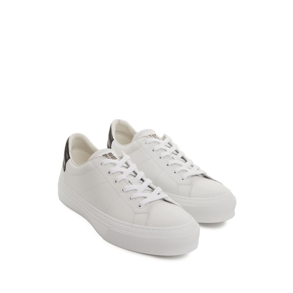 Baskets city sport en cuir