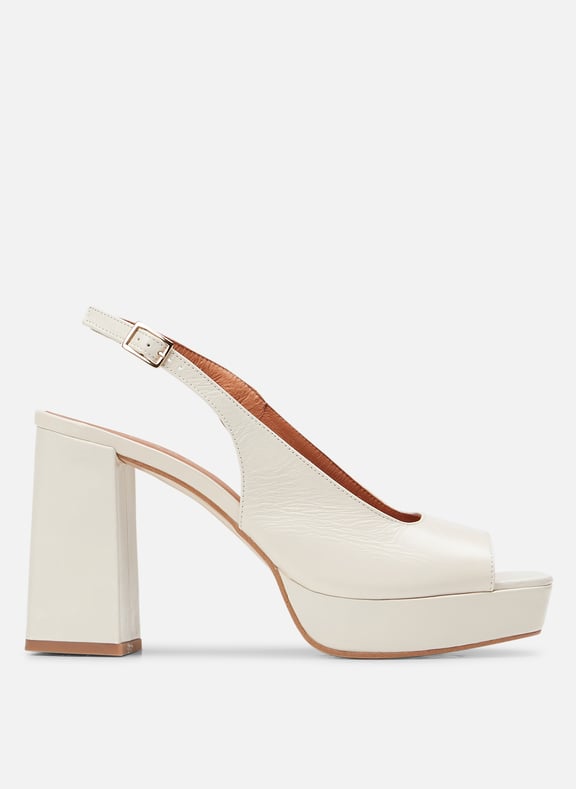 Escarpins à bouts ouverts en cuir vlad | Blanc Chaussures mariage The Wedding Explorer Escarpins à bouts ouverts en cuir vlad | Blanc Chaussures mariage The Wedding Explorer