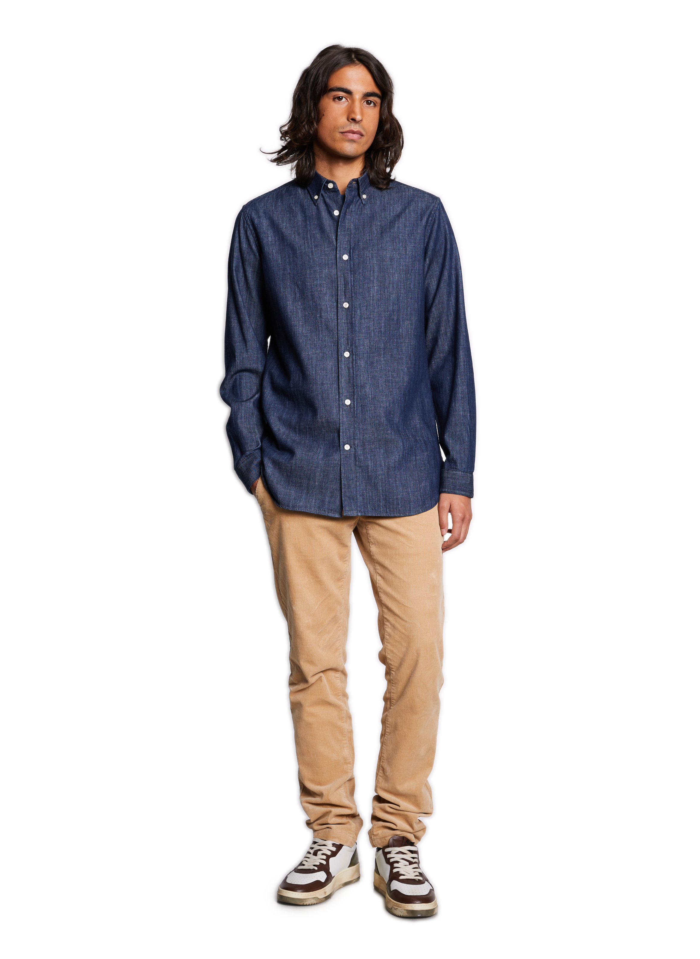 Chemise en jean AU PRINTEMPS PARIS Bleu