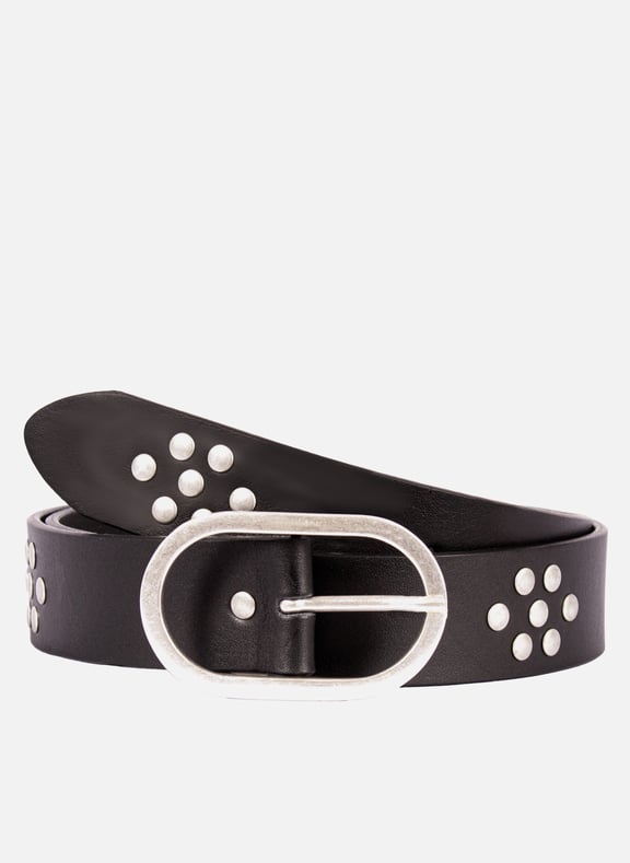 Ceinture large cuir clouté Noir by JULES & JENN JULES & JENN Ceinture large cuir clouté Noir