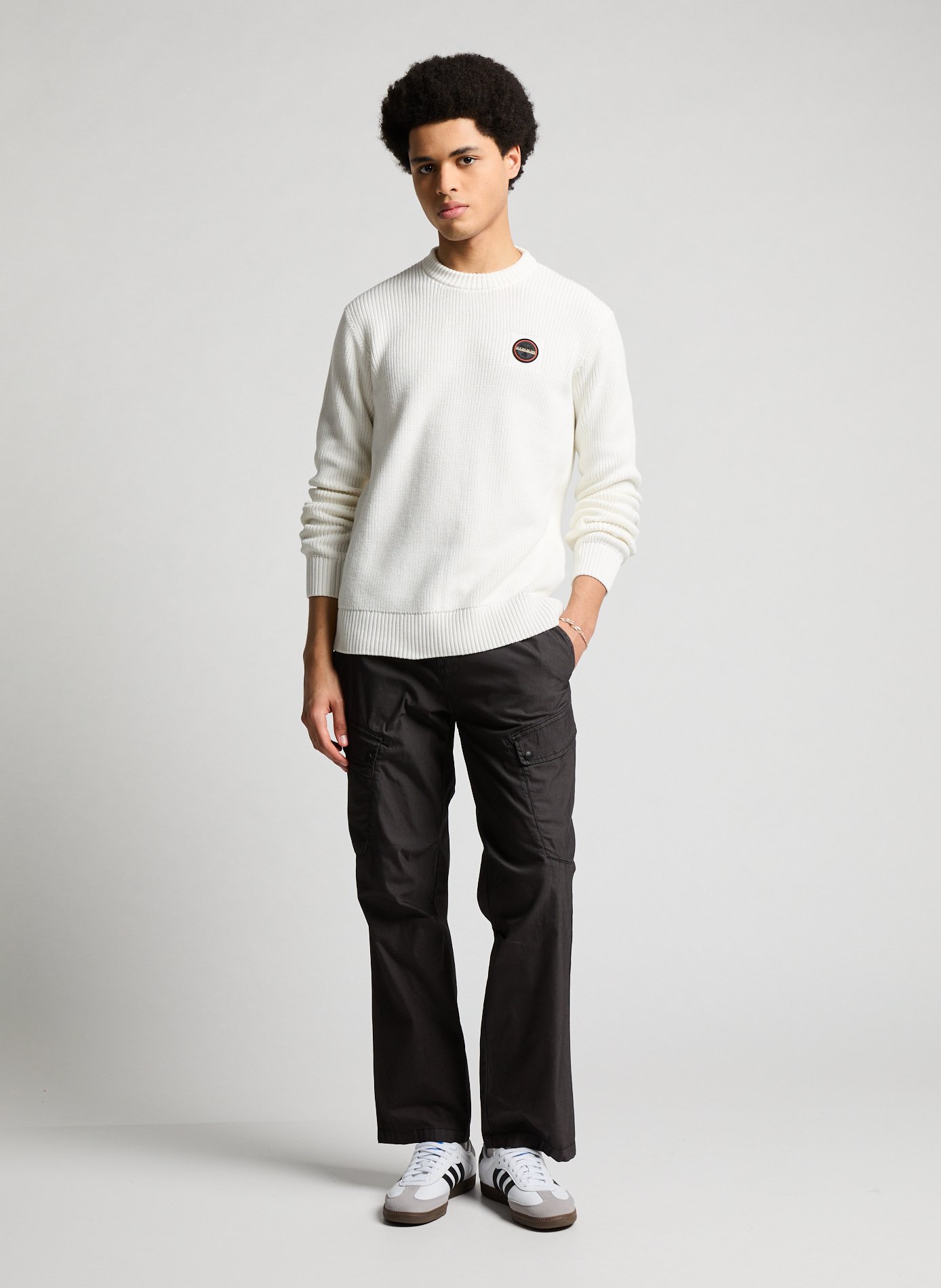 Cotton jumper NAPAPIJRI White