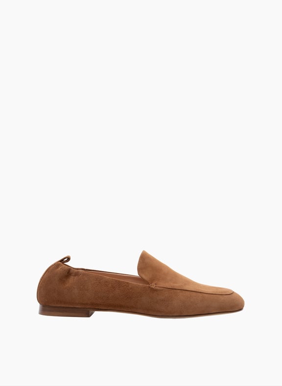 Mocassins muriti en chevre velours Marron by PARALLELE PARALLELE Mocassins muriti en chevre velours Marron