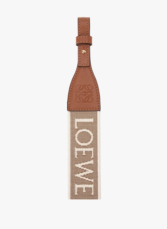 Bandoulière Anagram jacquard et cuir de veau | Multicolore by LOEWE Bandoulière Anagram jacquard et cuir de veau Multicolore