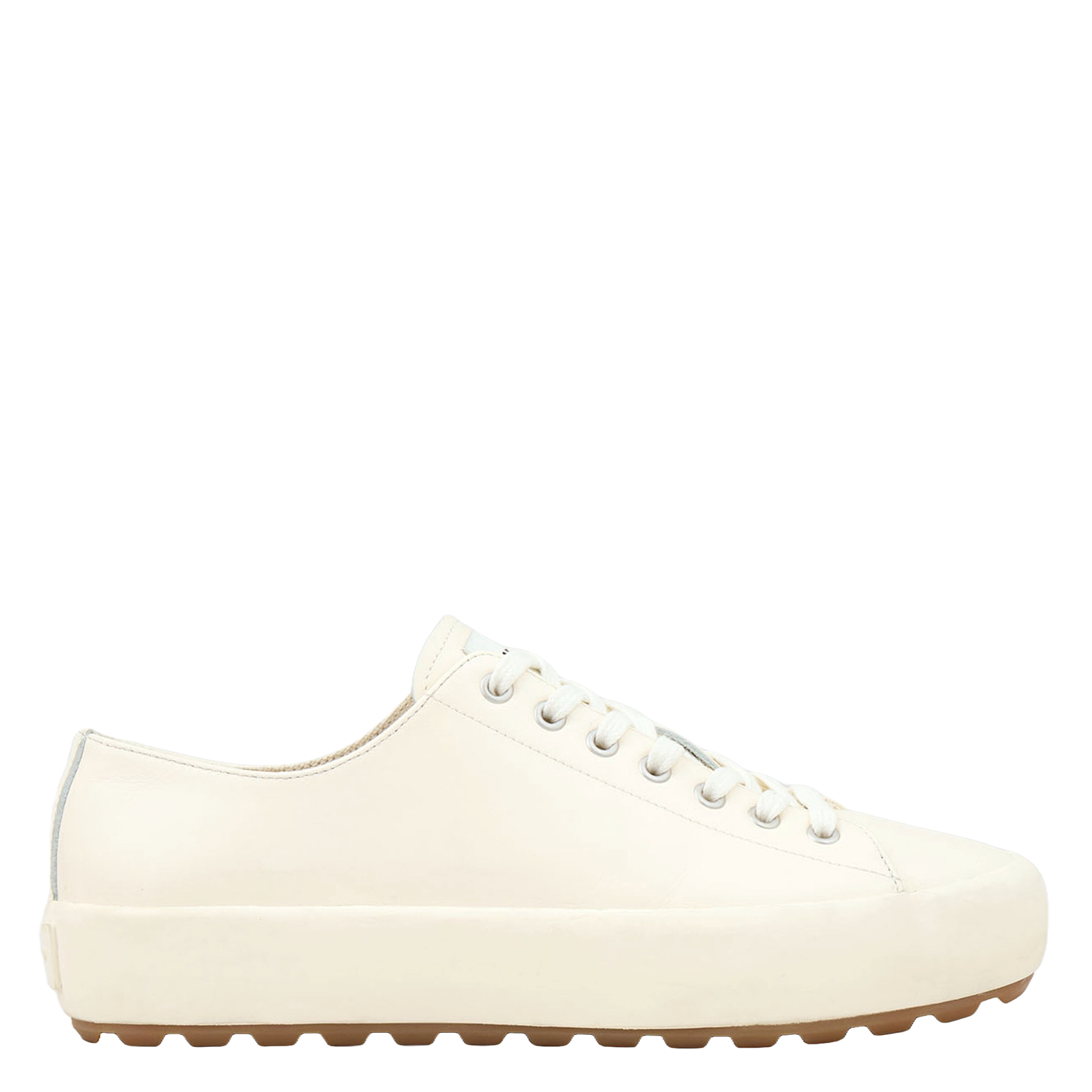 Baskets basses en cuir SANDRO Blanc