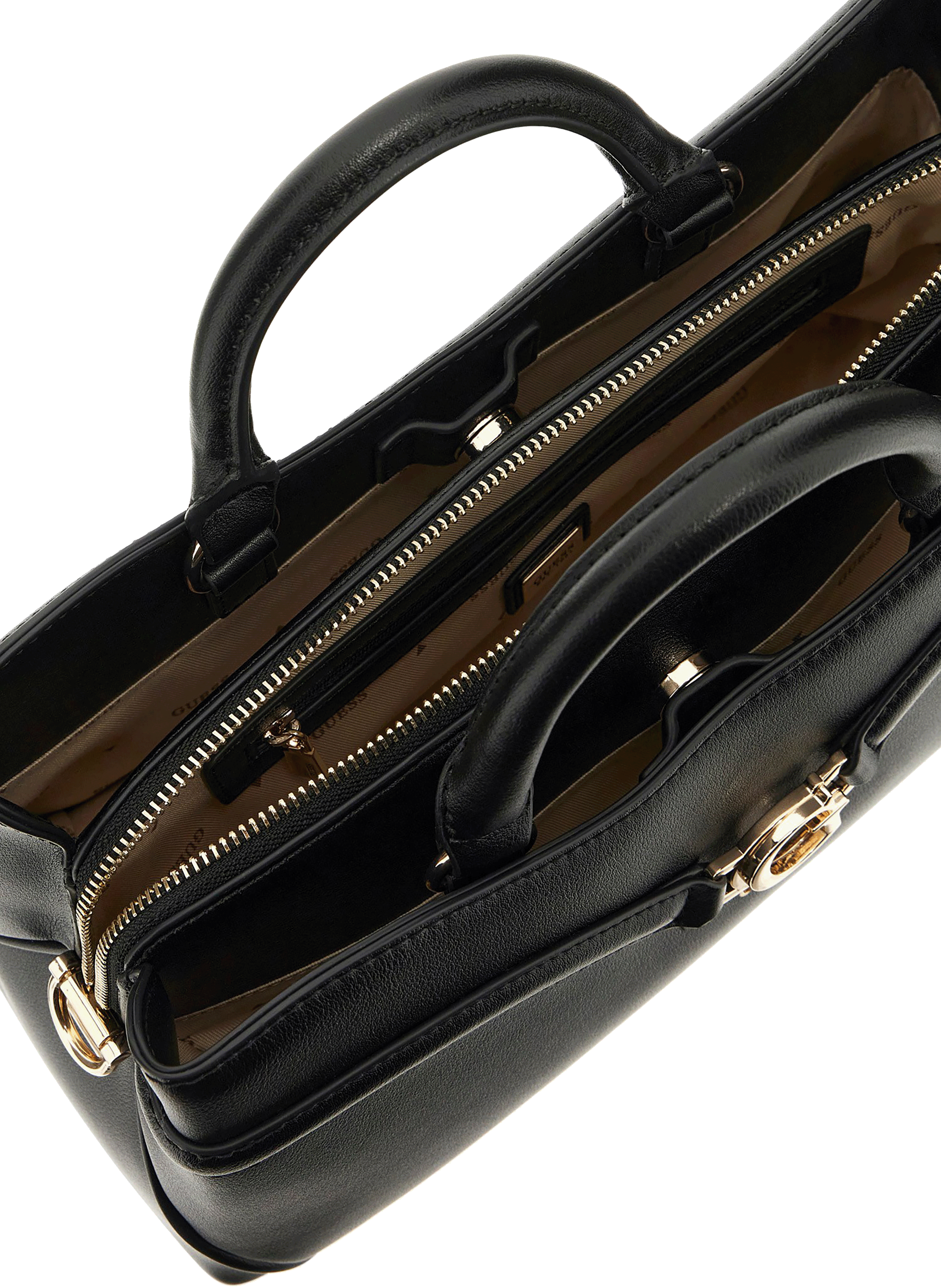 Handbag with removable shoulder strap GUESS Black