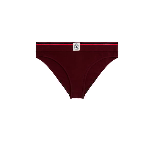 Tommy Hilfiger Culotte À Logo In Burgundy