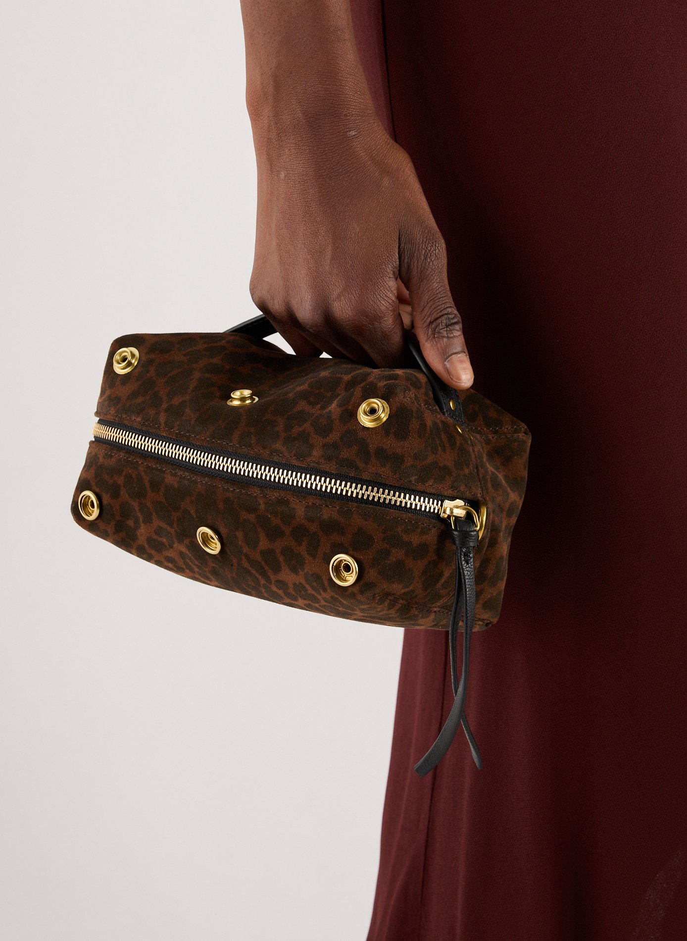 Lucky leather clutch JÉRÔME DREYFUSS Multicolour