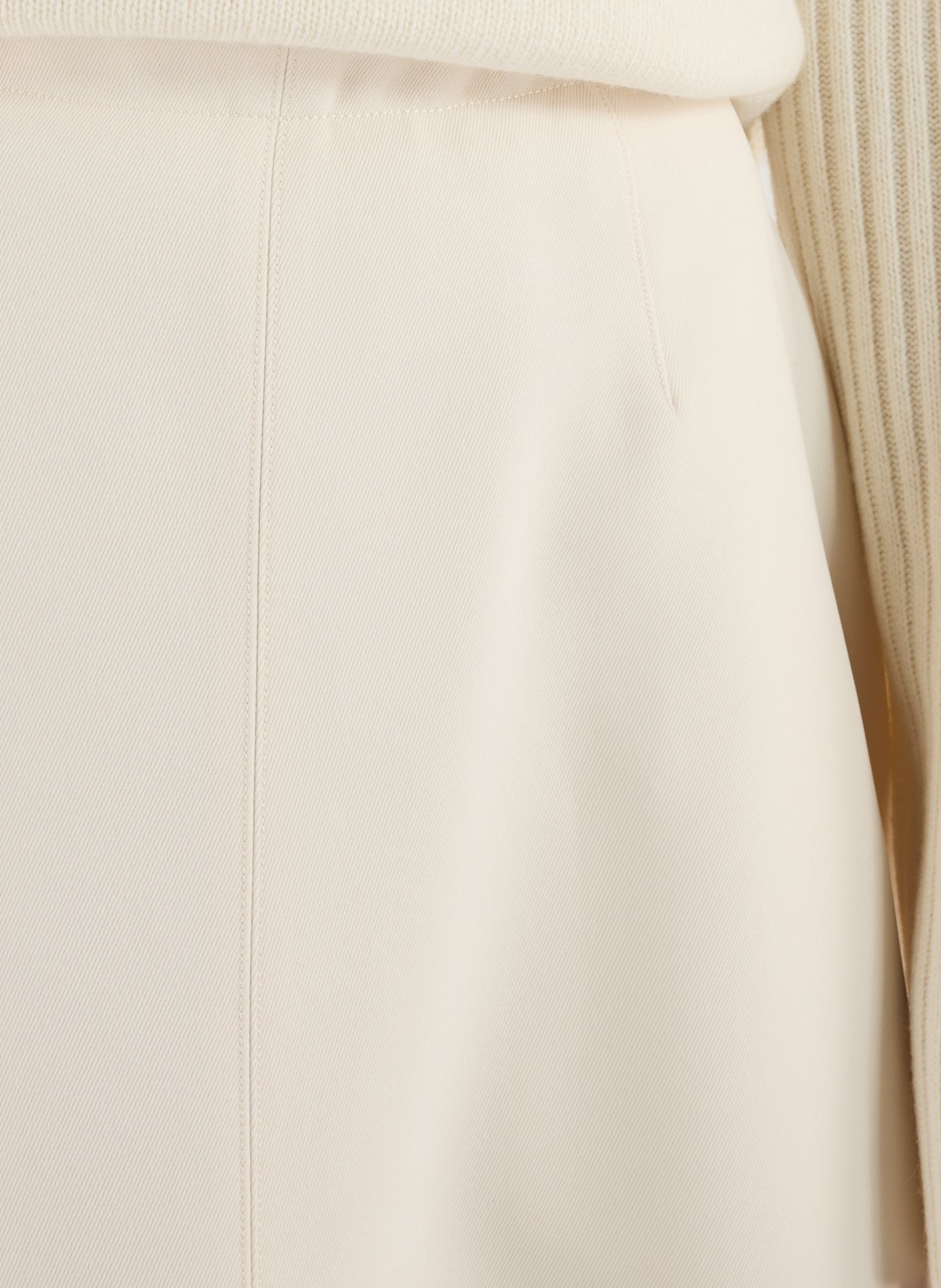 Flared skirt SANDBEIGE Beige