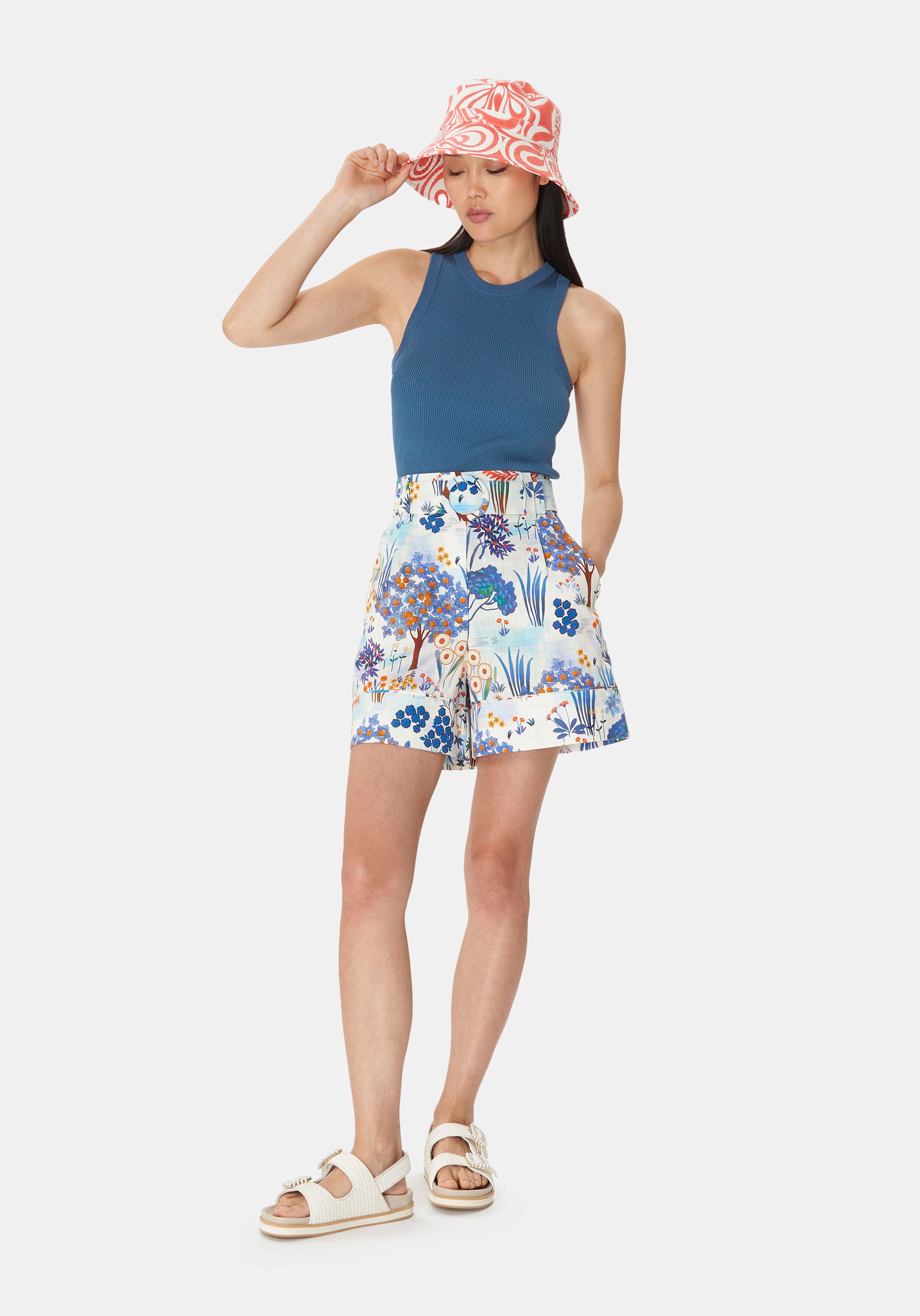 Short shelby TARA JARMON Bleu