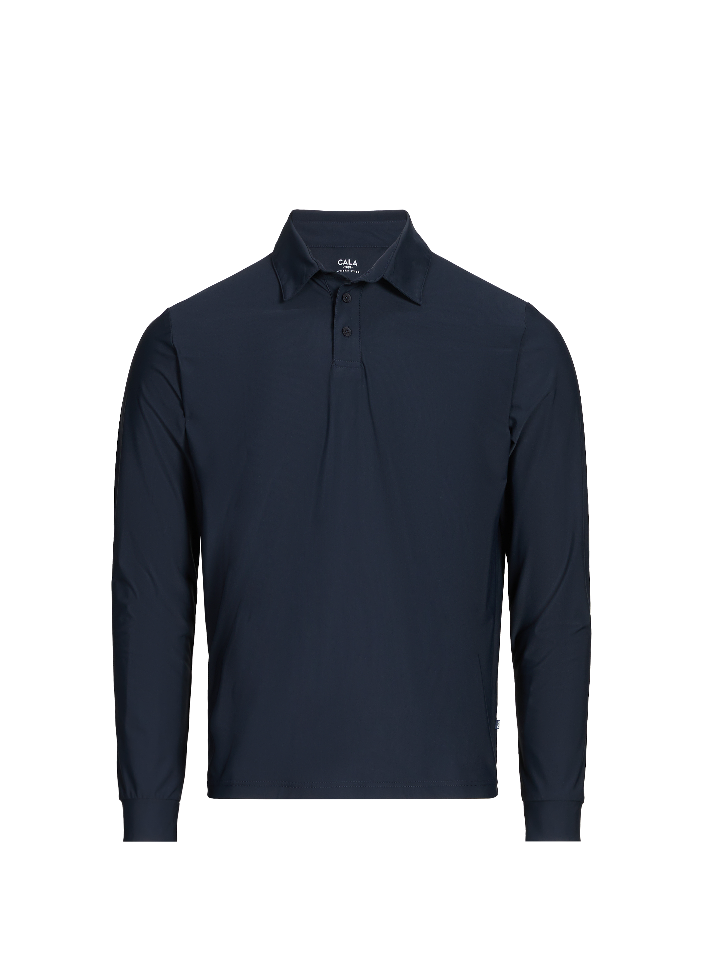 Long-sleeved polo shirt 1789 CALA Blue