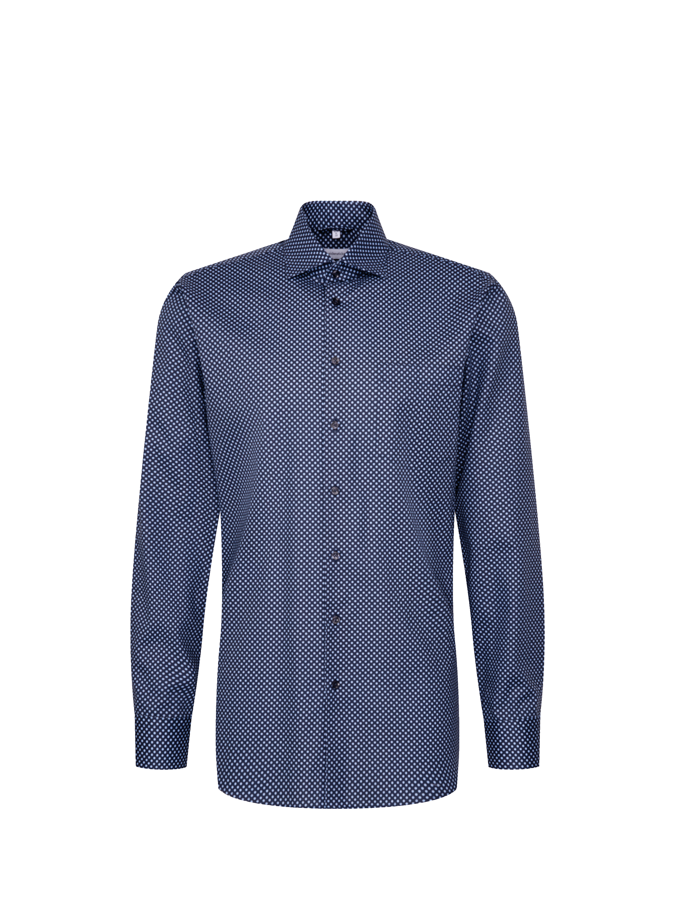 Cotton patterned shirt SEIDENSTICKER Blue