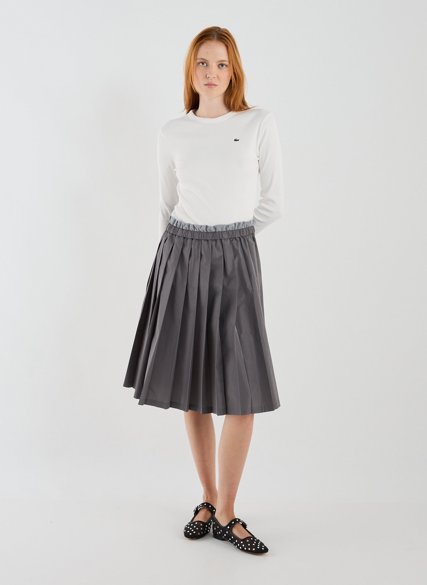 T-shirt manches longues  LACOSTE Blanc