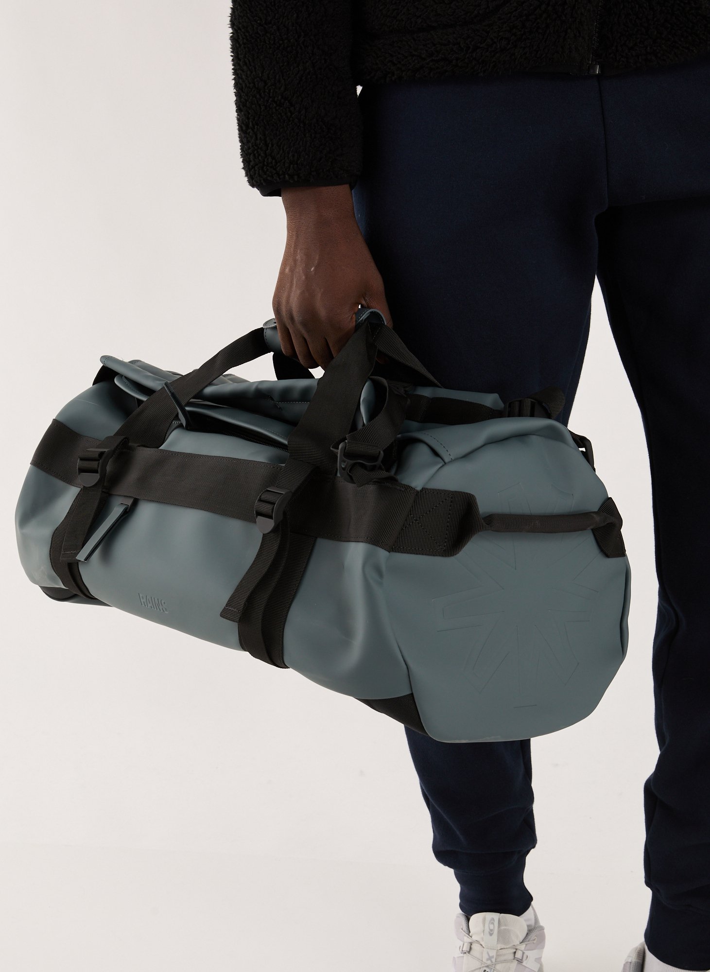 Sac week end Duffel small RAINS Bleu