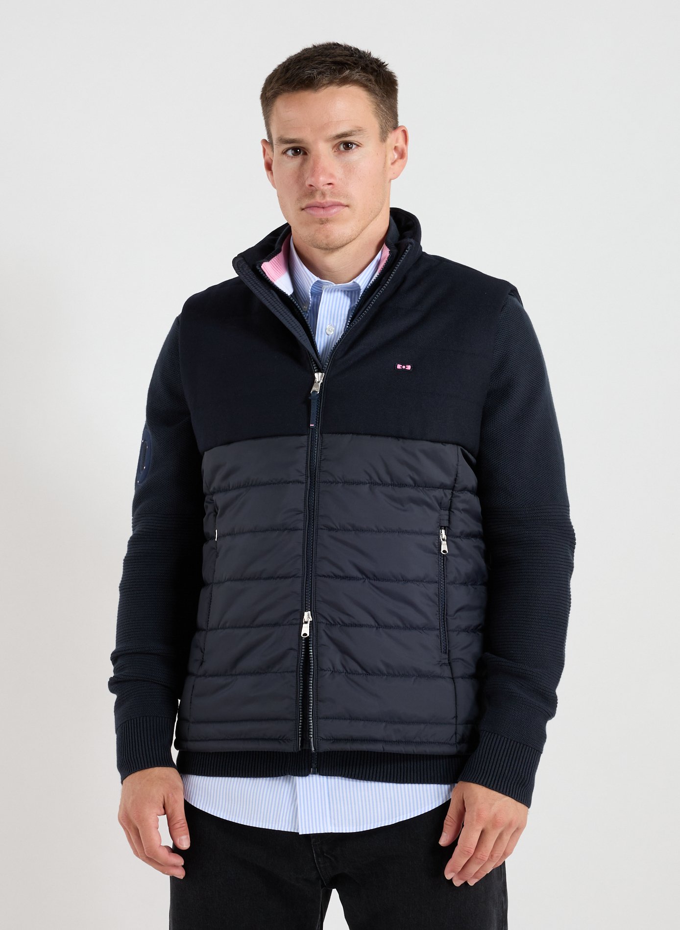 EDEN PARK Sleeveless Jacket Blue