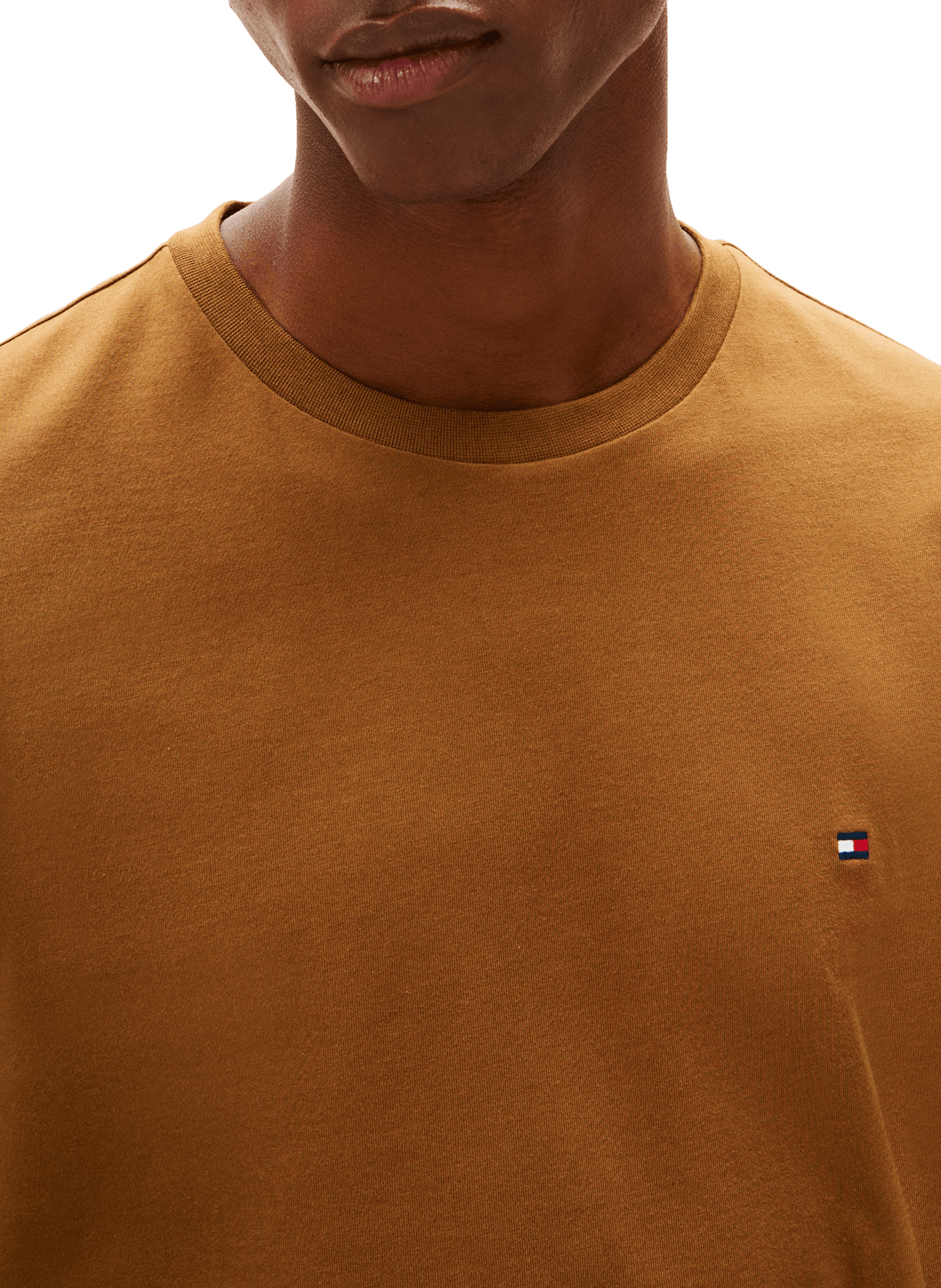 Classic Cotton T-Shirt TOMMY HILFIGER Beige