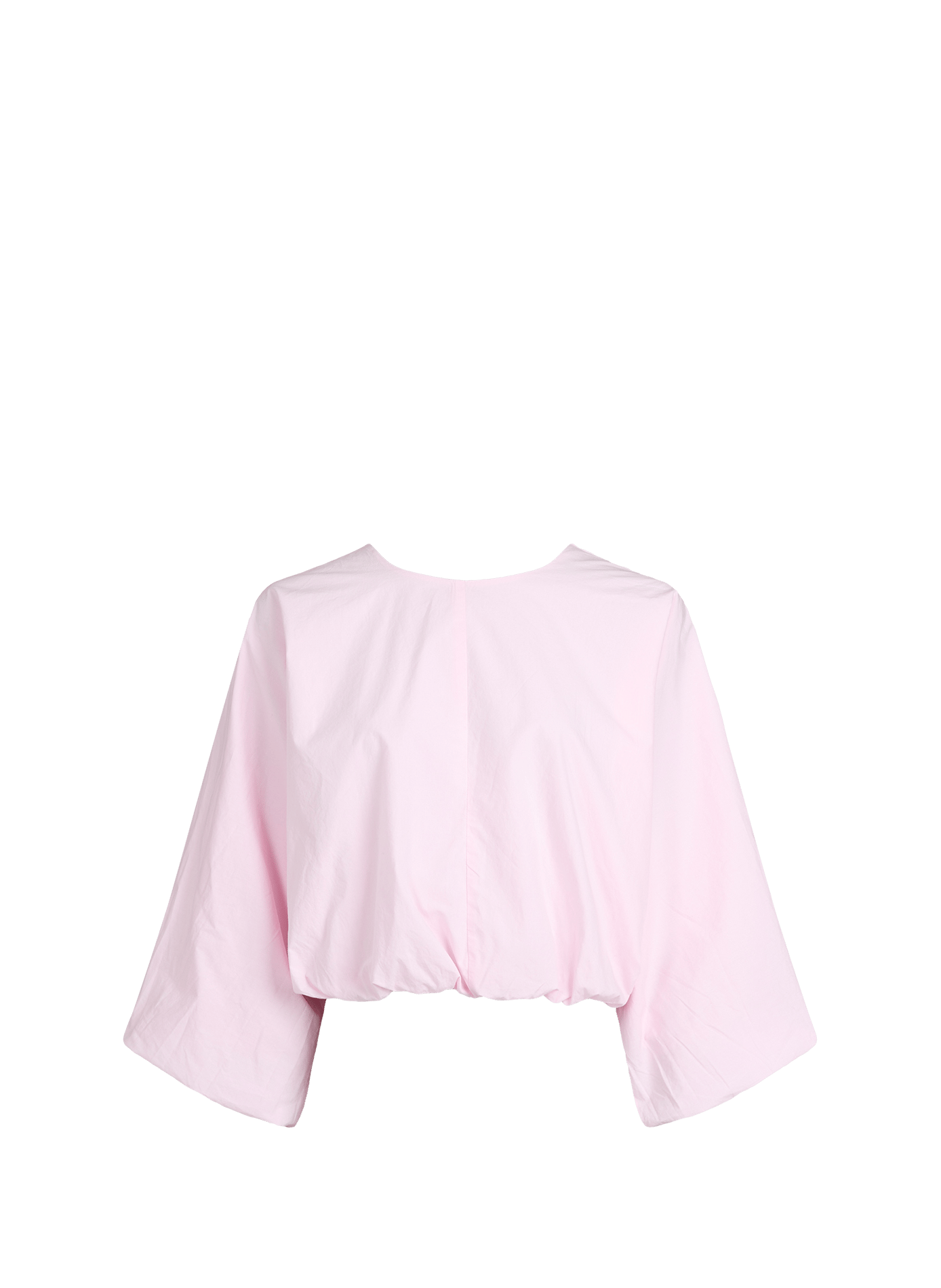 Top Vilaluna taille élastique en coton VILA Rose