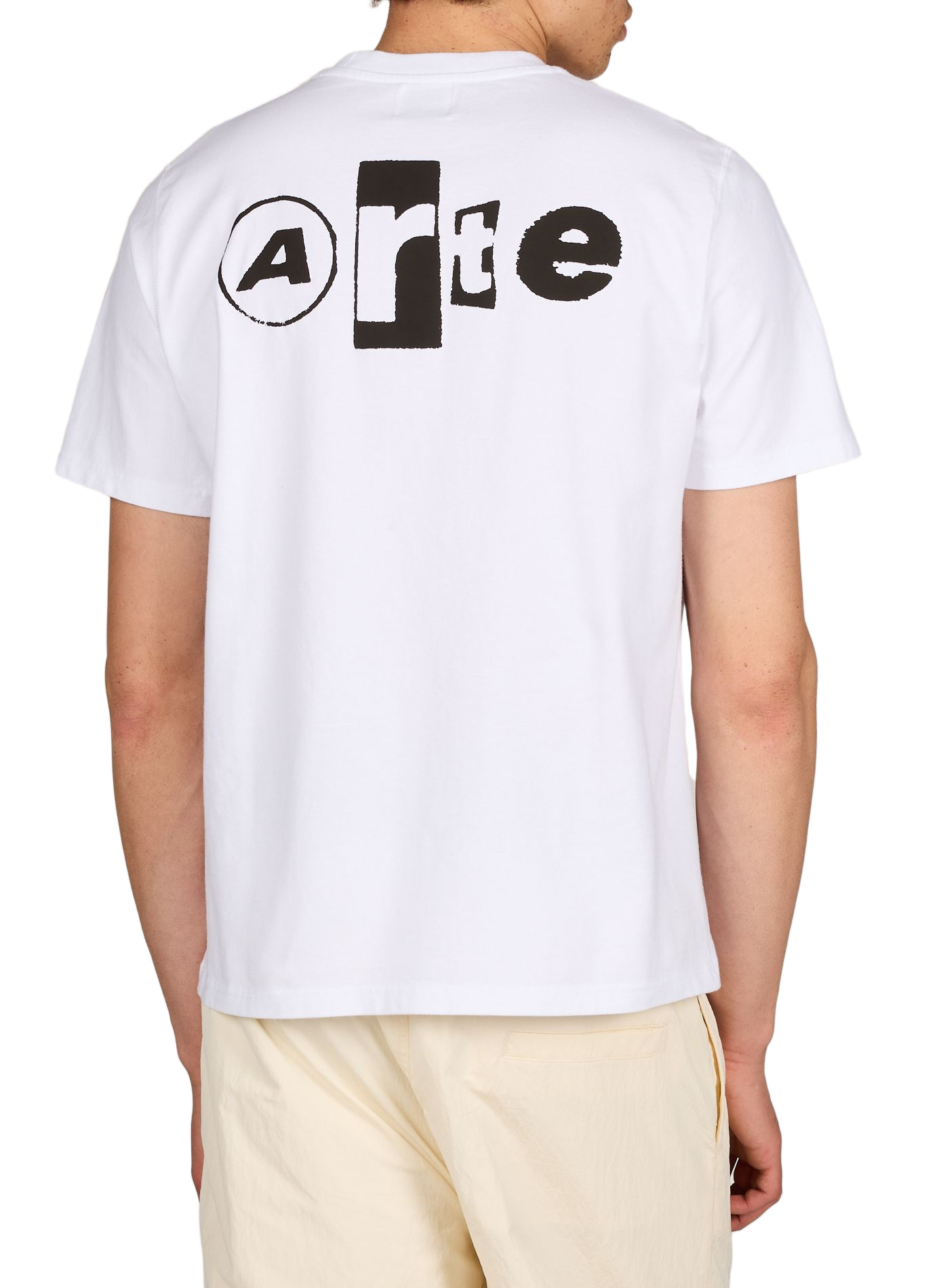 T-shirt imprimé en coton ARTE ANTWERP Blanc