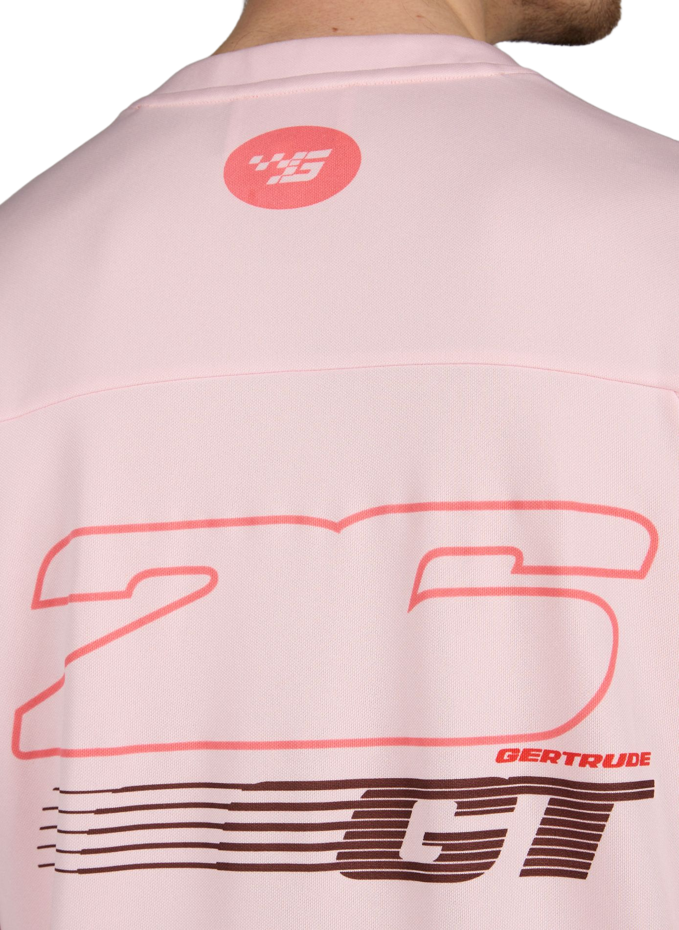 T-shirt ample sérigraphié GERTRUDE ET GASTON Rose