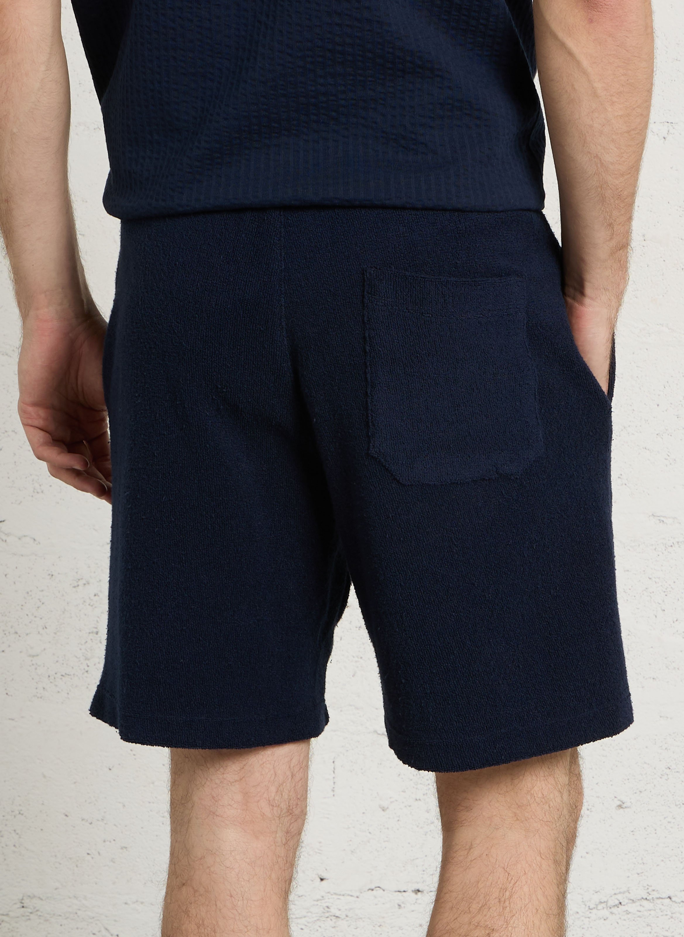 Short droit en coton heritage ARMOR-LUX Bleu