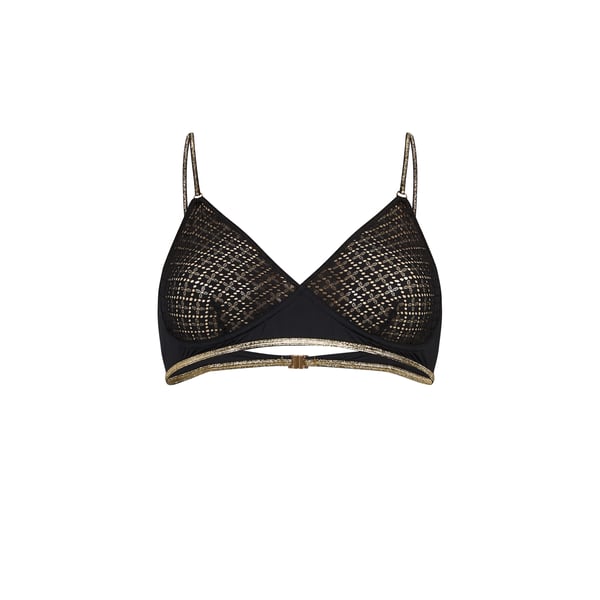 Soutien-gorge triangle Poppy à liseré doré Soutien-gorge triangle Poppy à liseré doré
