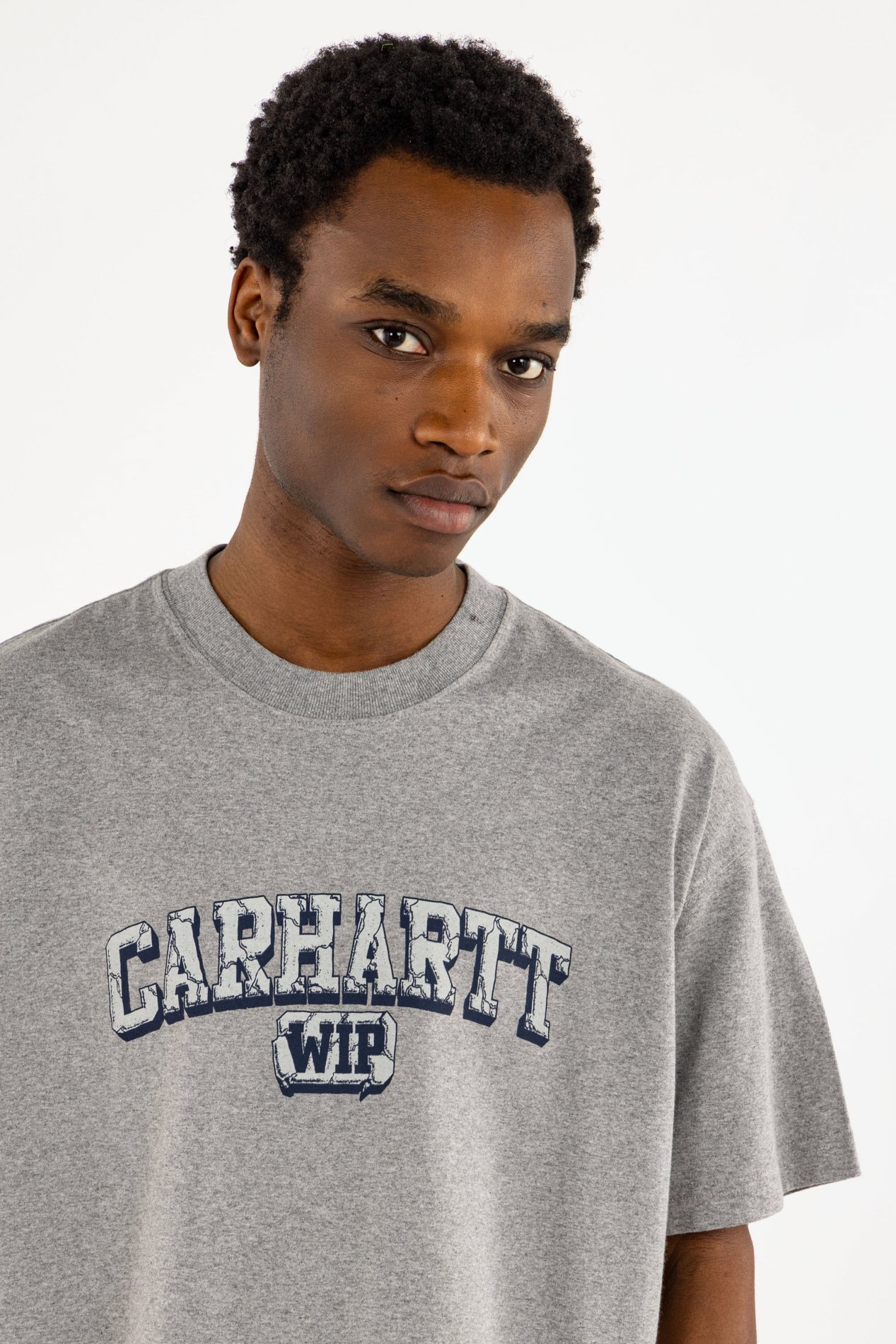 T-shirt s/s heavy duty t-shirt CARHARTT WIP Gris
