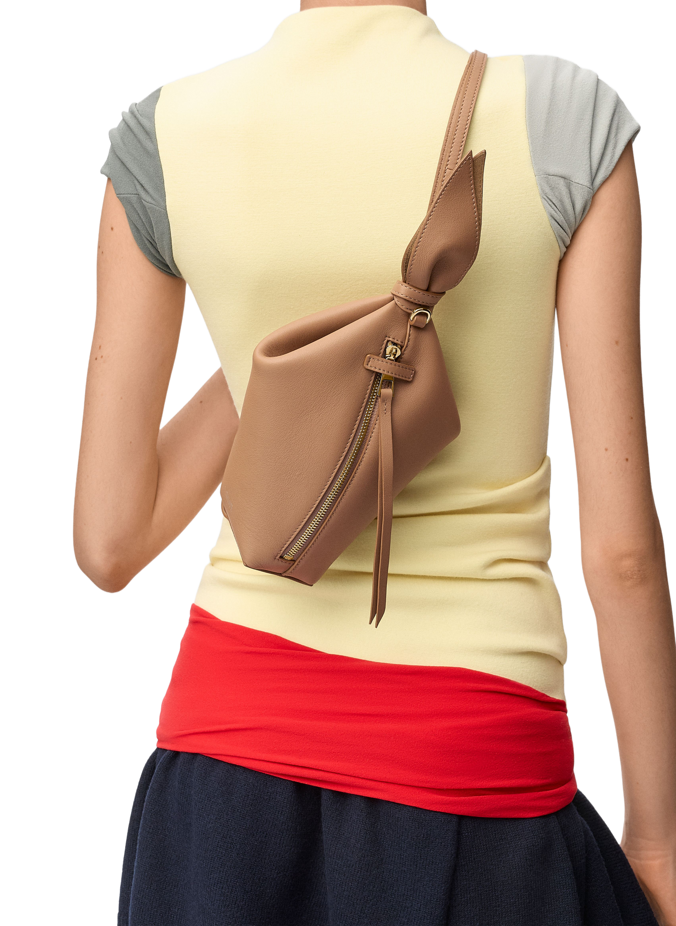 Small Scarf leather backpack LOEWE Brown