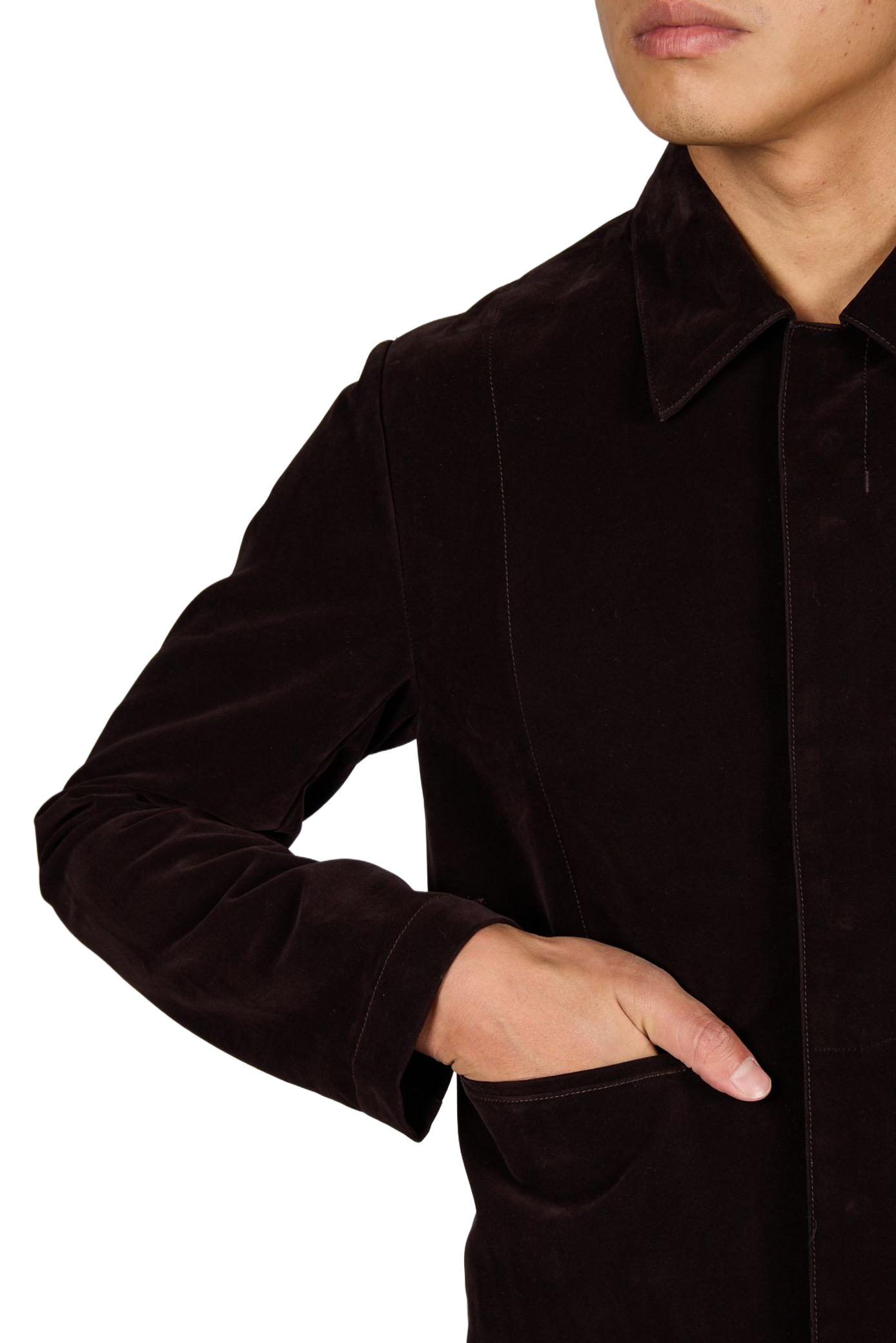 Samt-Blazer OMAR AFRIDI Violett