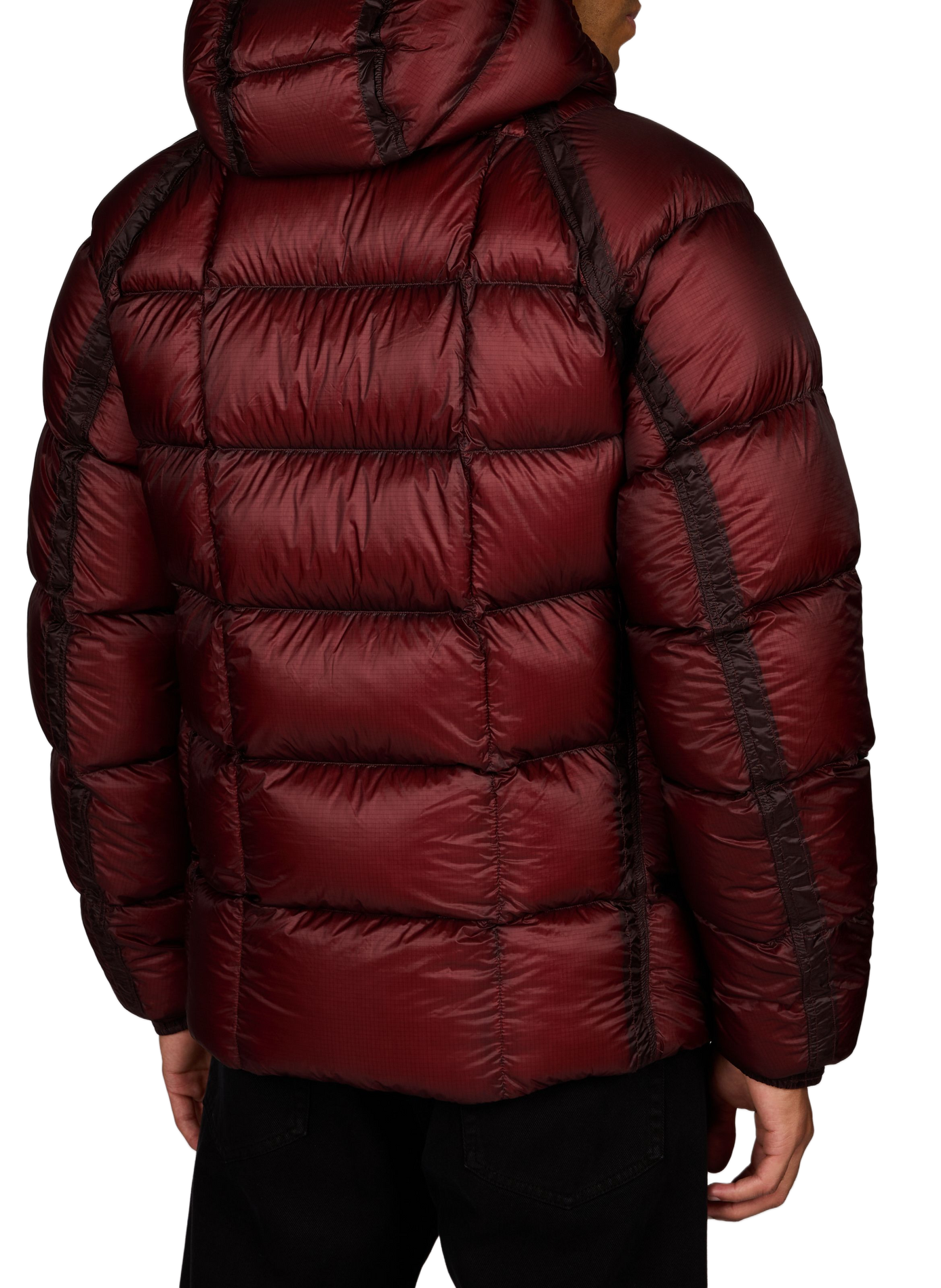 Doudoune matelassée à capuche CP COMPANY Rouge