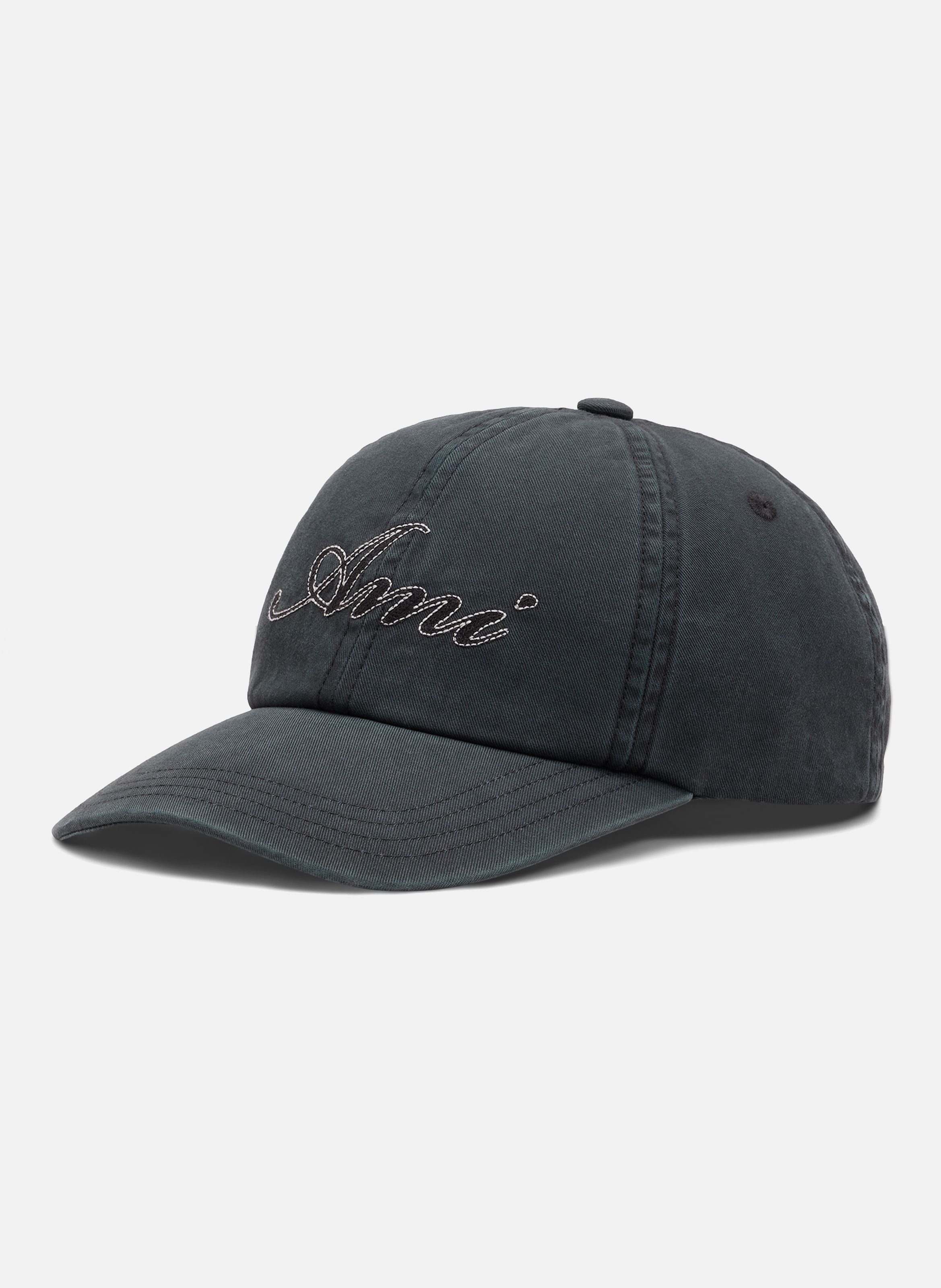 Casquette unisexe en coton broderie ami paris AMI PARIS Noir