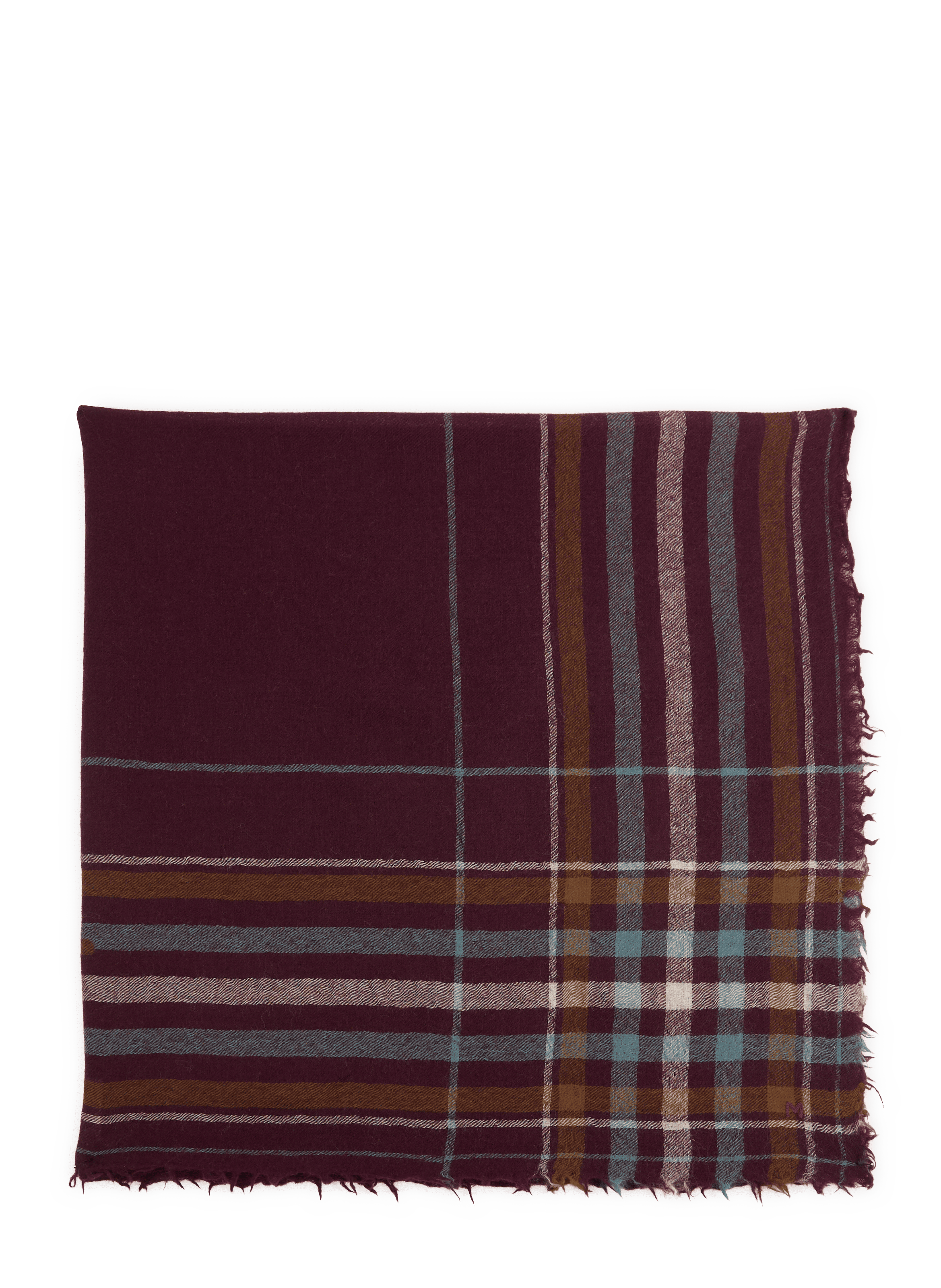 Wool and cashmere scarf MOISMONT Multicolour