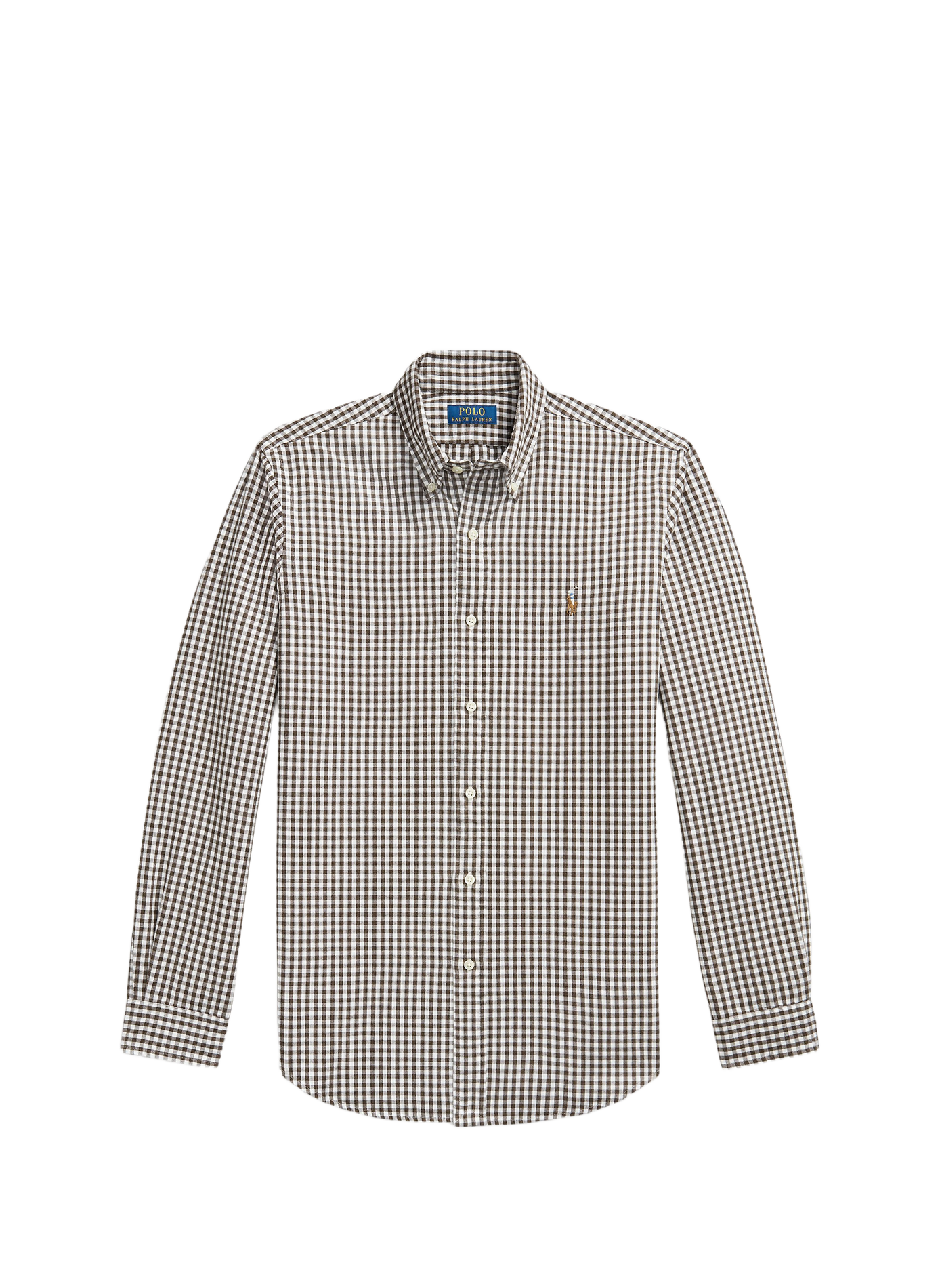 Chemise droite à carreaux en coton  POLO RALPH LAUREN Blanc