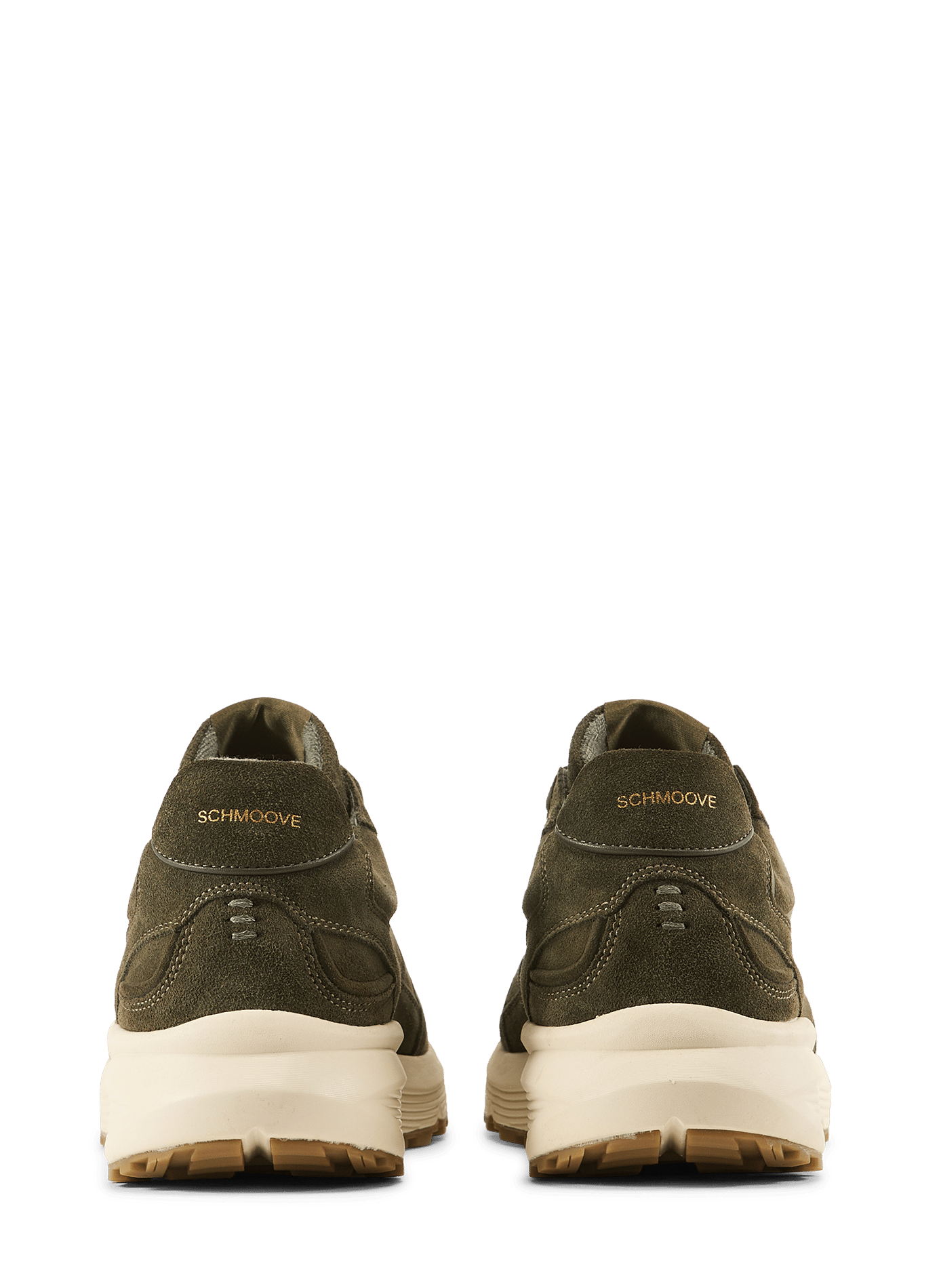 Baskets basses Dusk Runner Stamp en cuir SCHMOOVE Marron