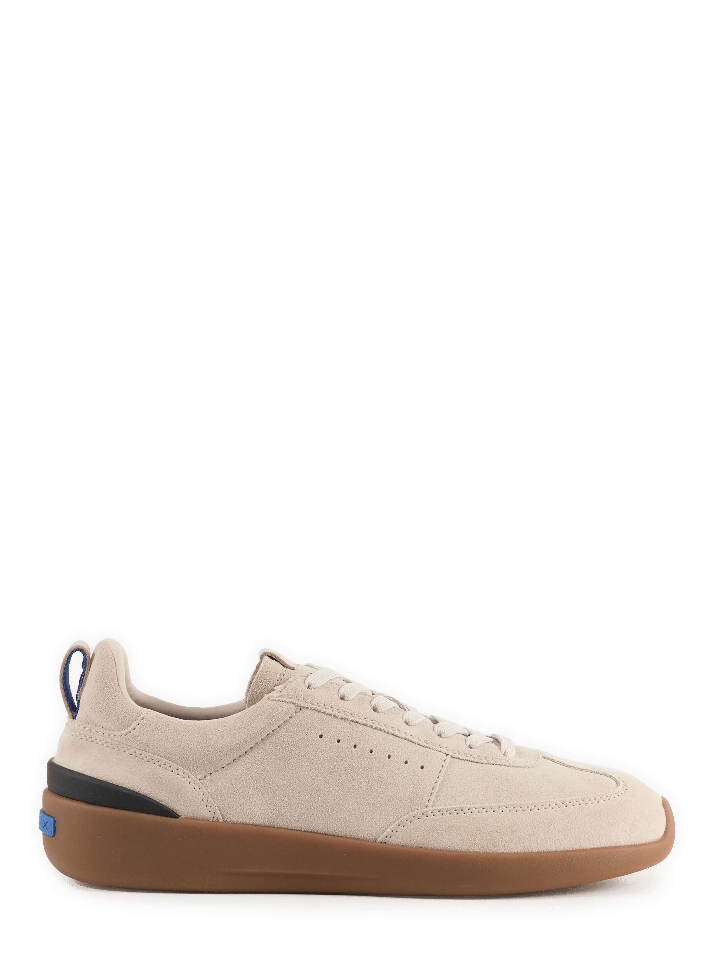 GXRB-02 lace-up sneakers in suede leather GEOX Beige