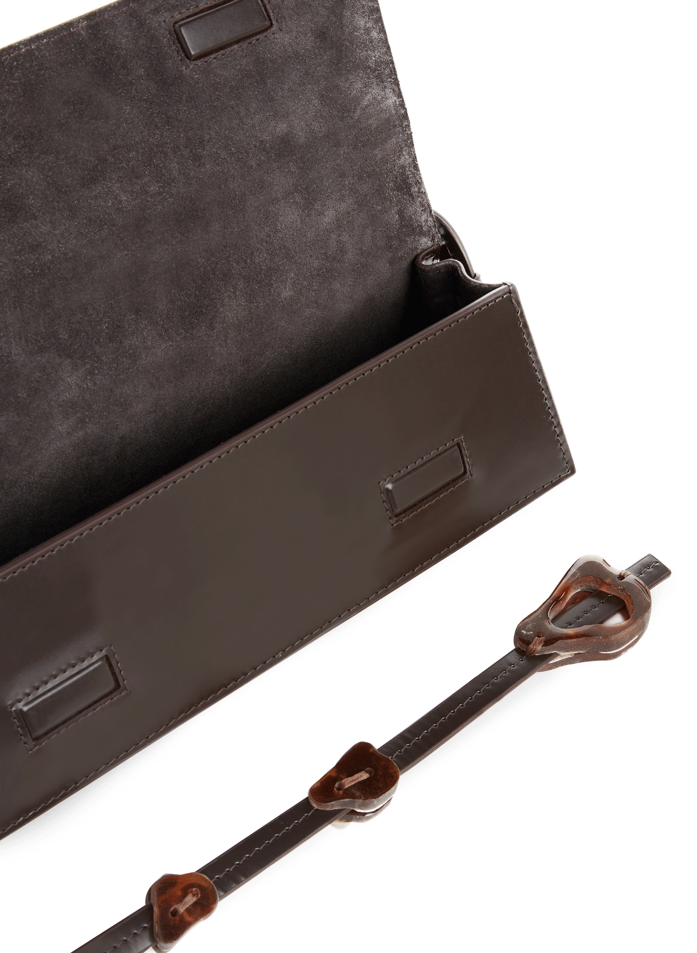 Sac à main Via en cuir NATURAE SACRA Marron