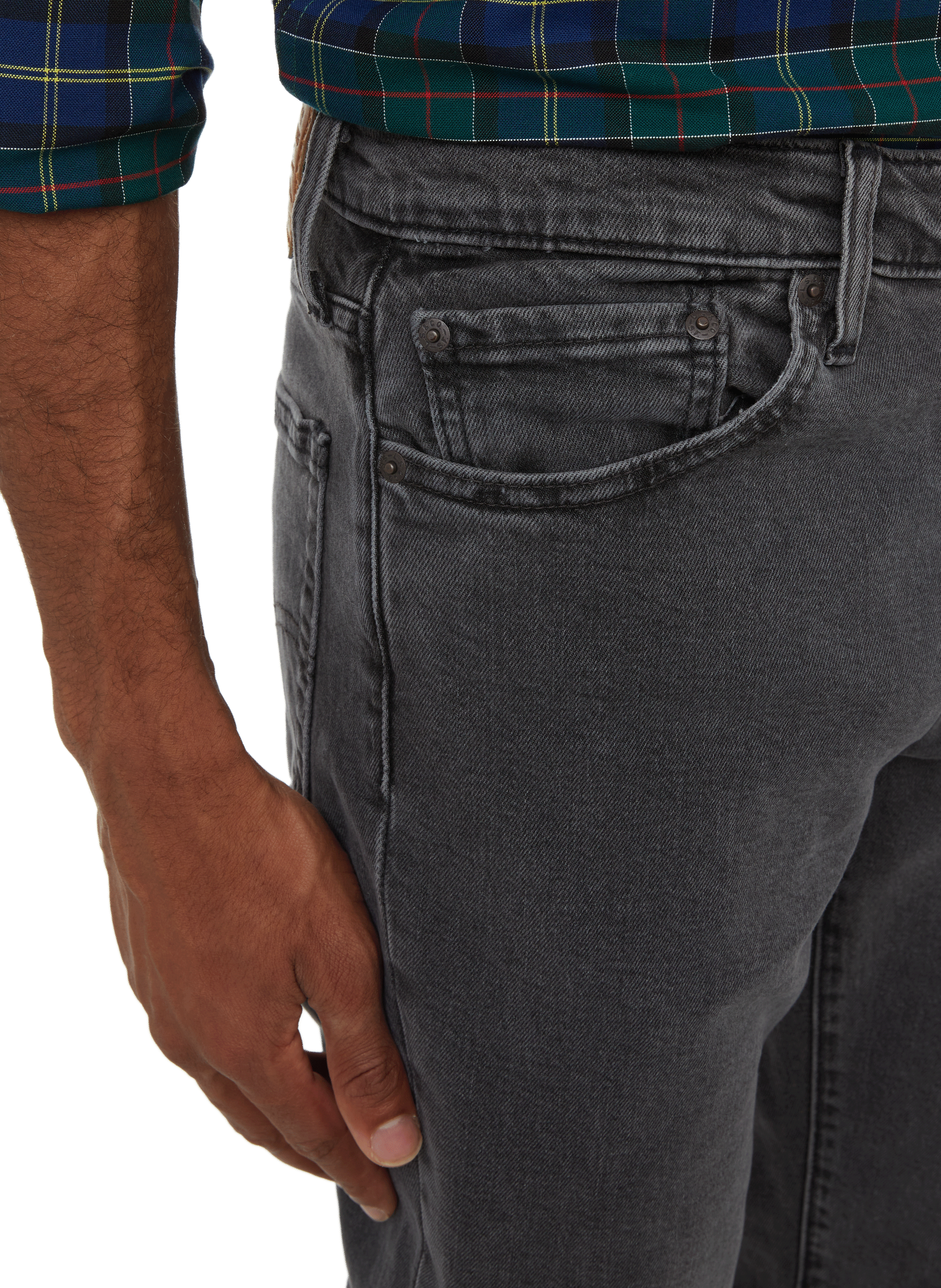 Jeans 511 Slim van katoen en lyocell LEVI'S Zwart