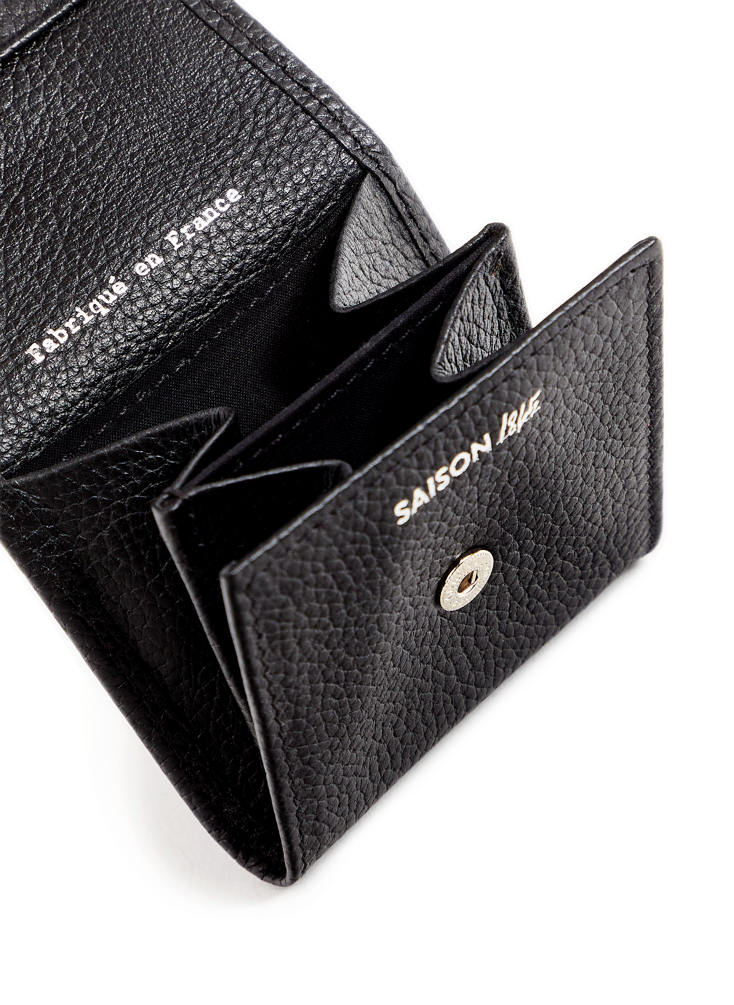Porte-monnaie en cuir SAISON 1865 Noir