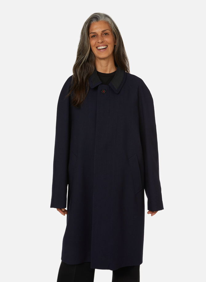 MAISON MARGIELA wool-blend coat