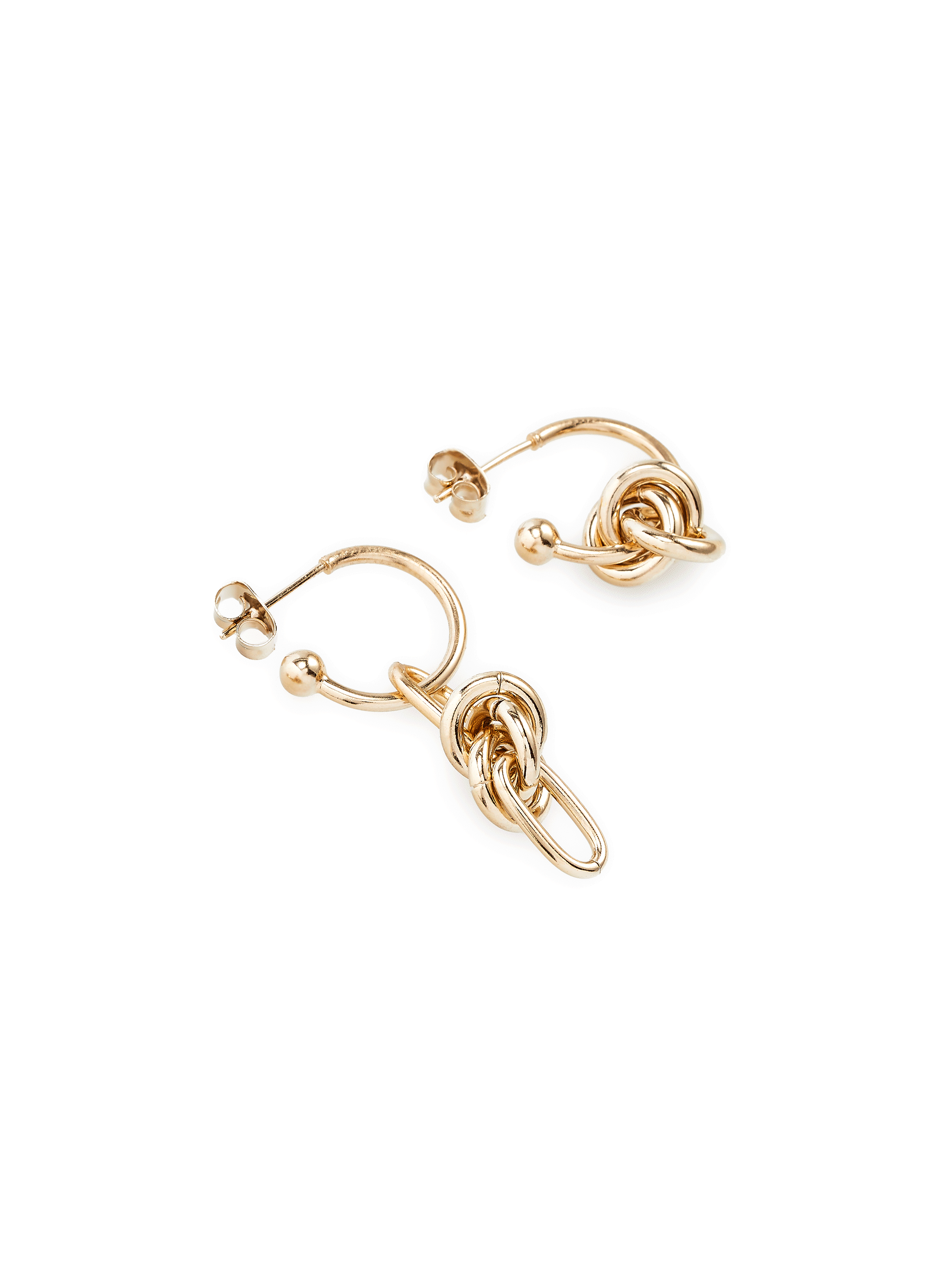 Daria brass earrings JUSTINE CLENQUET Golden