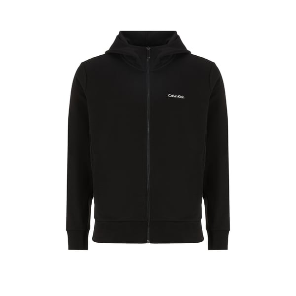 Hoodie zippé en coton mélangé