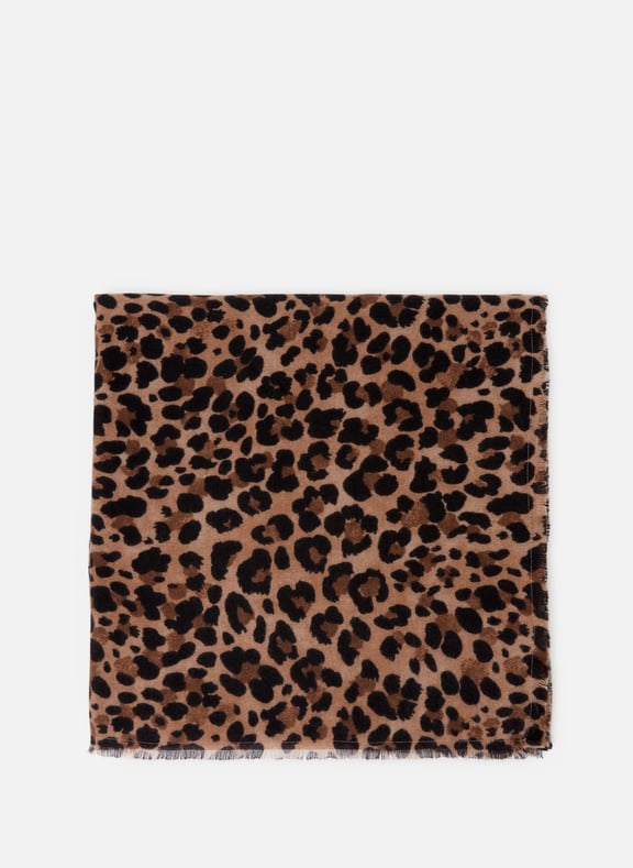 Printed scarf Beige by AU PRINTEMPS PARIS AU PRINTEMPS PARIS Printed scarf Beige