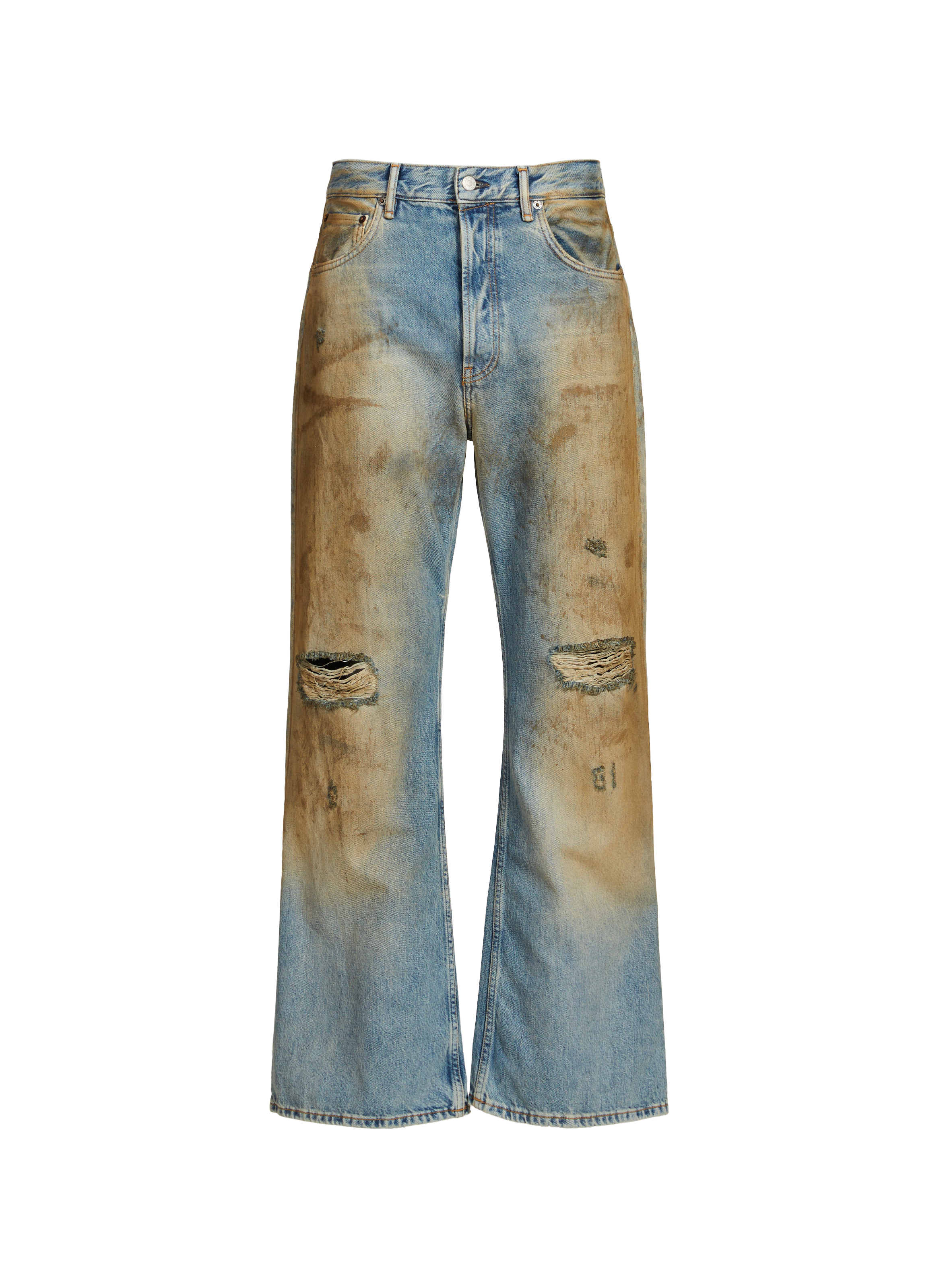 Jean coupe ample en coton ACNE STUDIOS Bleu