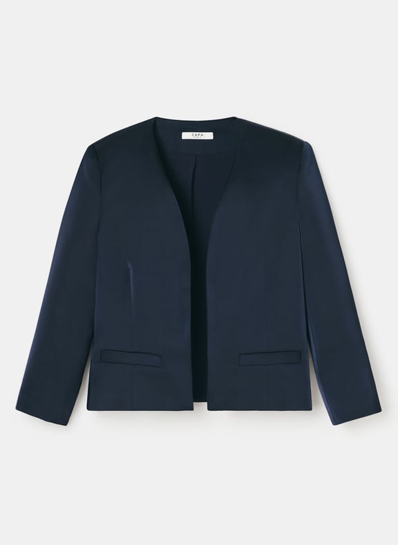 Veste nocturne droite - vickio Bleu by ZAPA ZAPA Veste nocturne droite - vickio Bleu