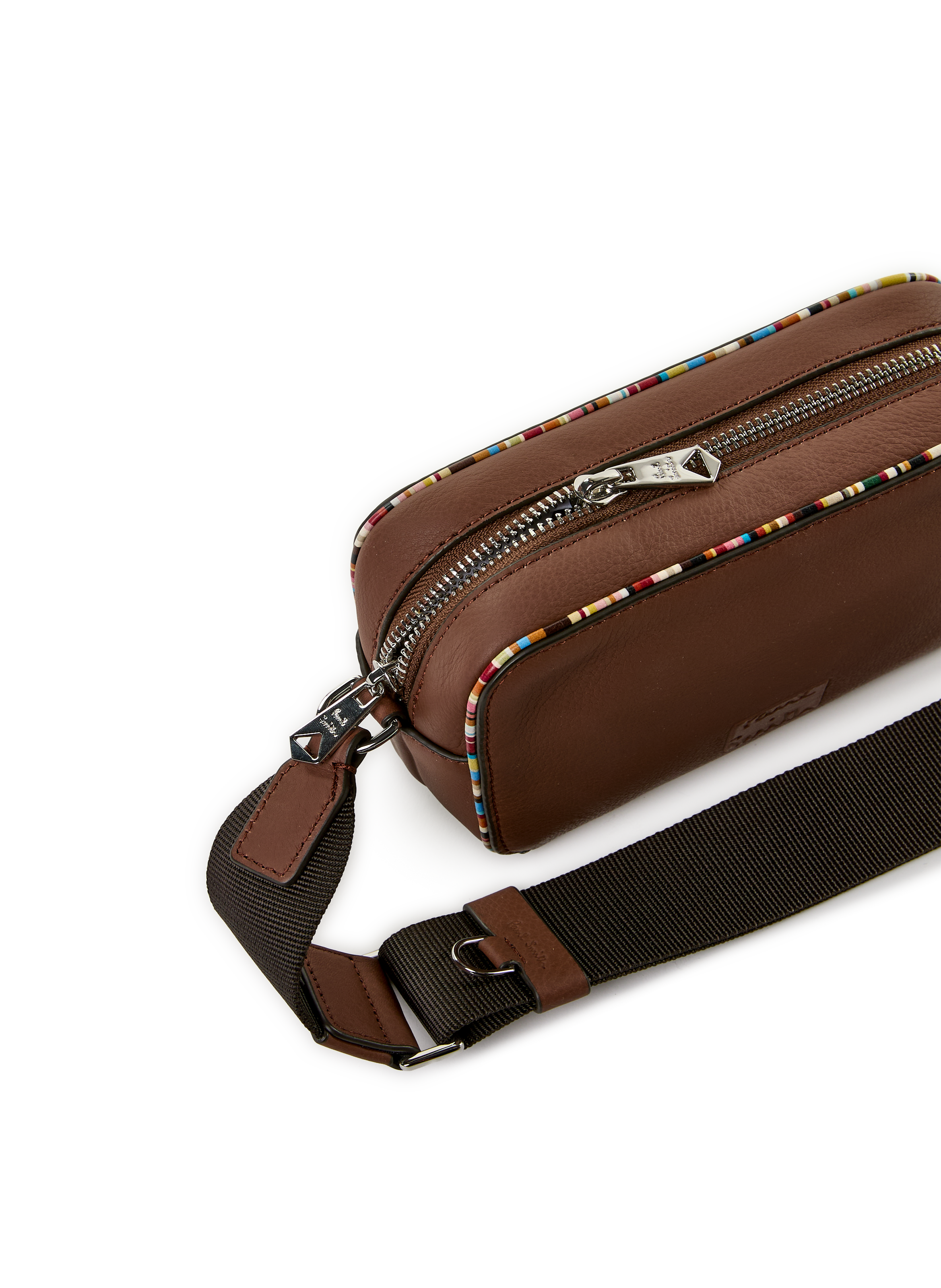 Sac à bandoulière en cuir  PAUL SMITH Beige