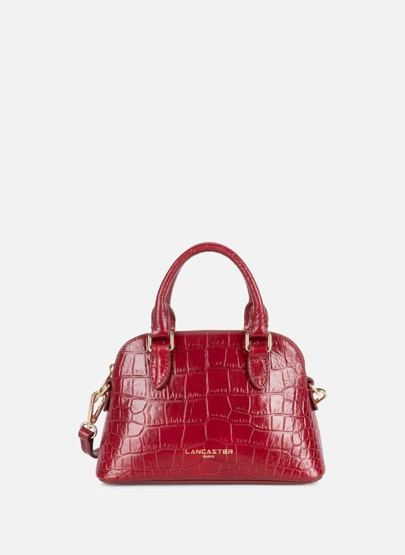 Small half moon bag - Exo Red by LANCASTER LANCASTER Small half moon bag - Exo Red
