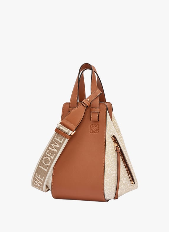 Bandoulière Anagram jacquard et cuir de veau | Multicolore by LOEWE Bandoulière Anagram jacquard et cuir de veau Multicolore