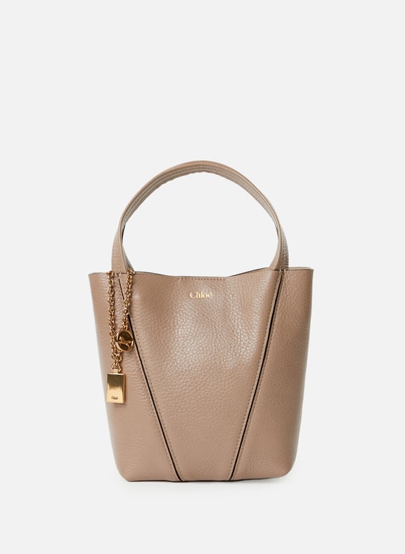 Spin calfskin leather handbag Brown by CHLOÉ CHLOÉ Spin calfskin leather handbag Brown