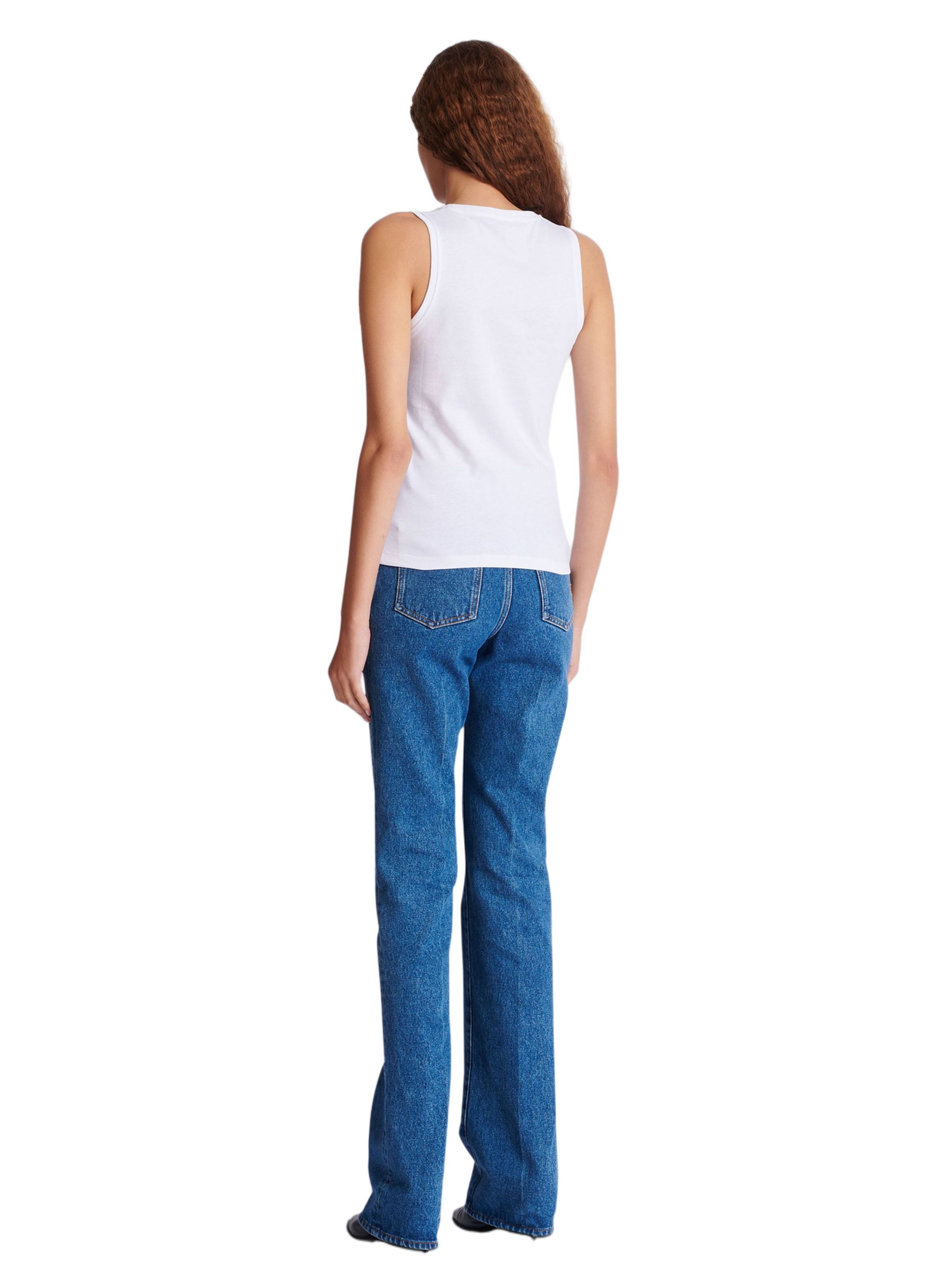 Débardeur avec imprimé balmain BALMAIN Blanc