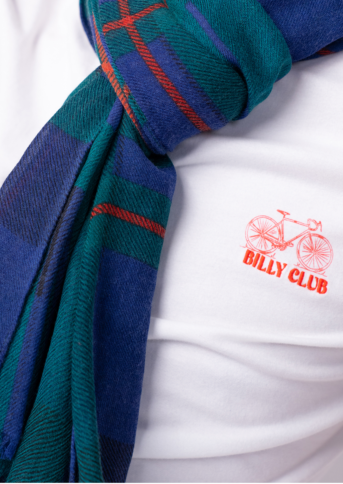 Foulard en laine BILLYBELT Bleu