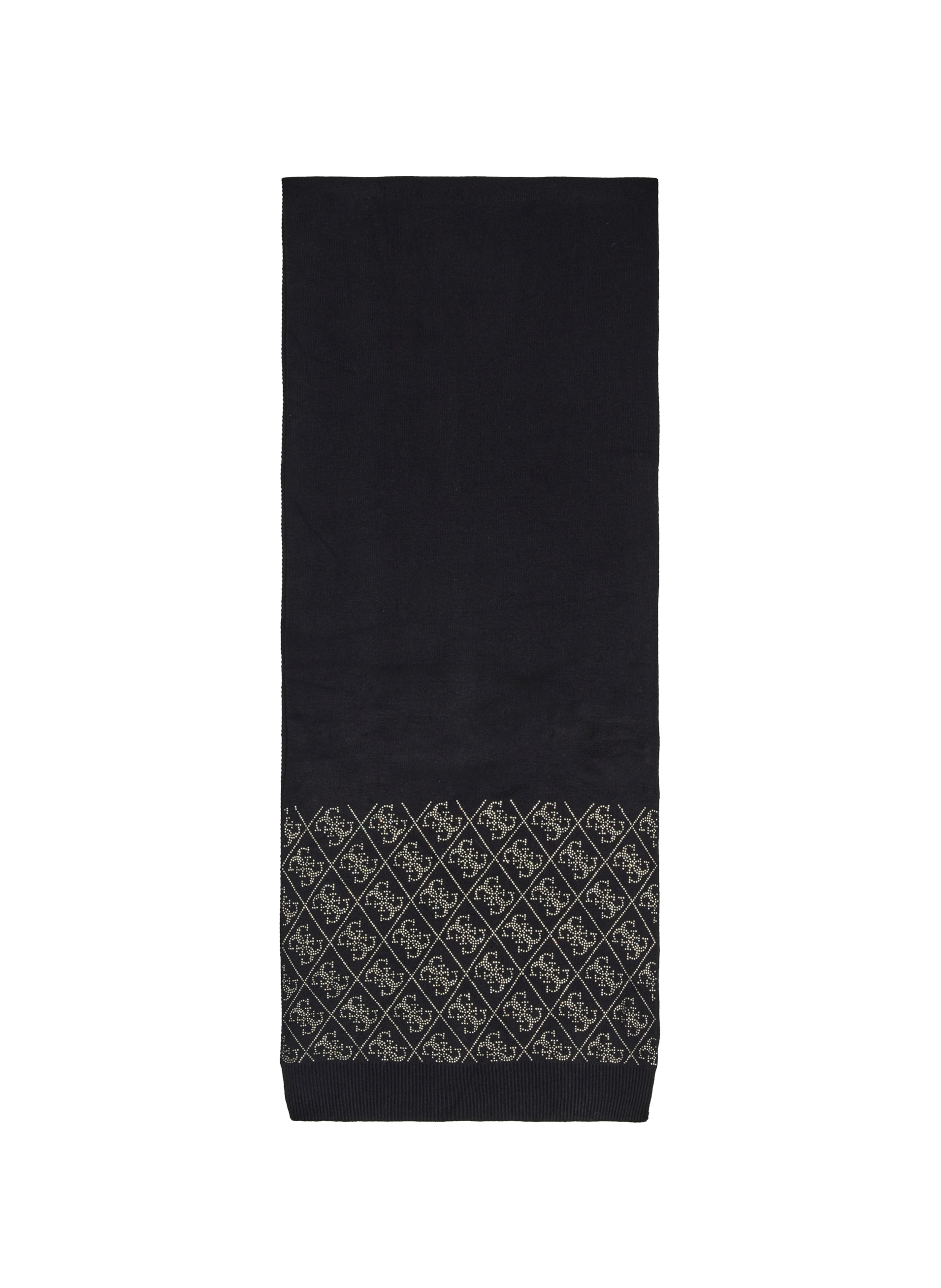 GUESS Echarpe logo à strass  Black