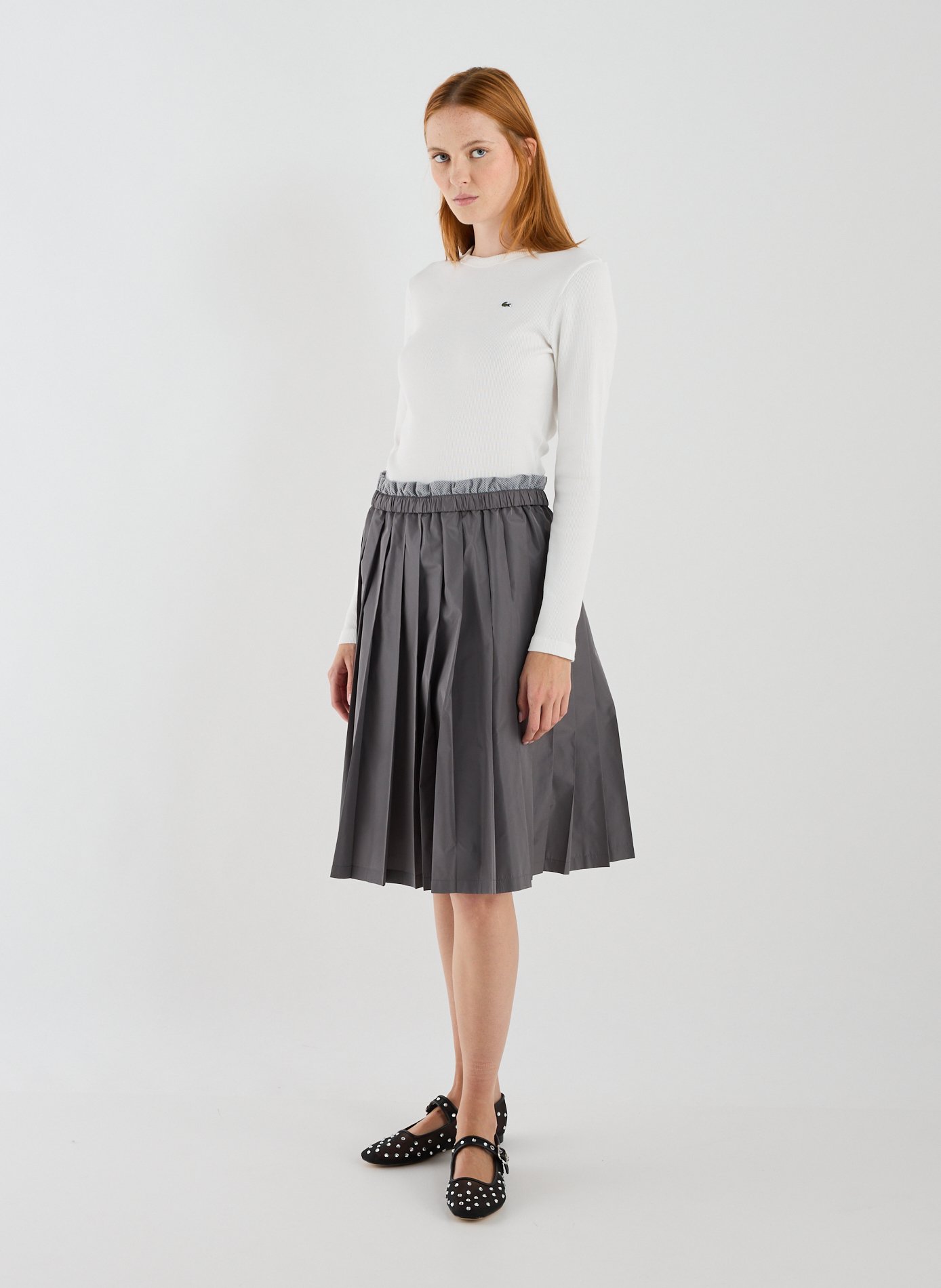 T-shirt manches longues  LACOSTE Blanc